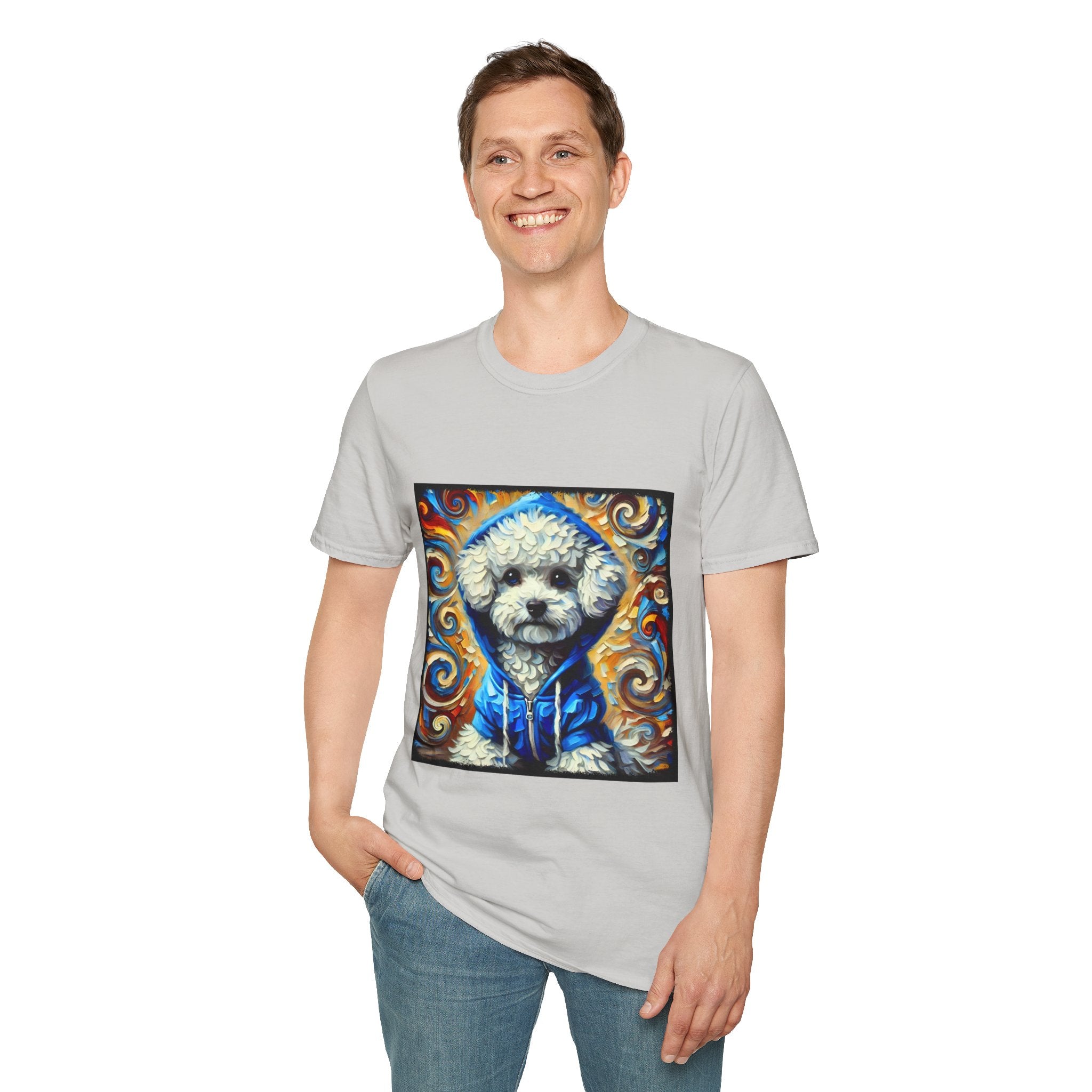Bichon Frise Hoodie Swirl | Unisex Dog T-Shirt