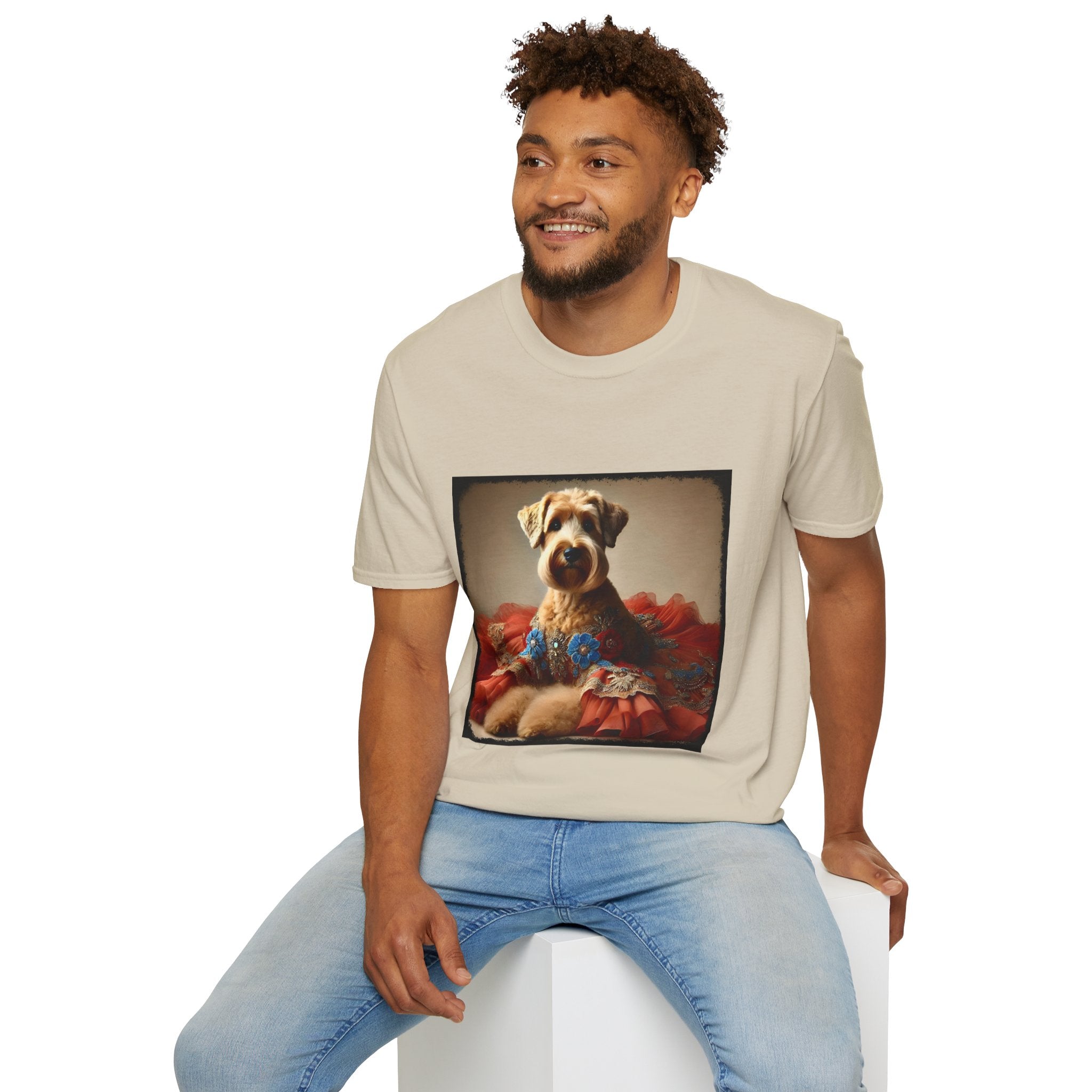 Wheaten Terrier Glitzy Gal | Unisex Dog T-Shirt