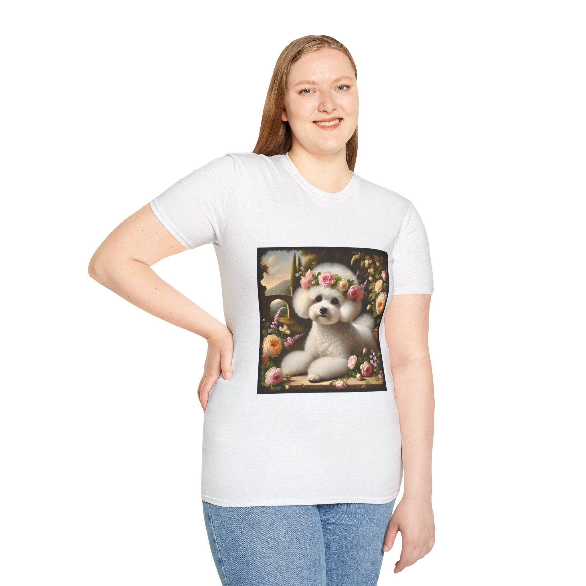 Bichon Frise Botanical Beauty | Unisex Dog T-Shirt
