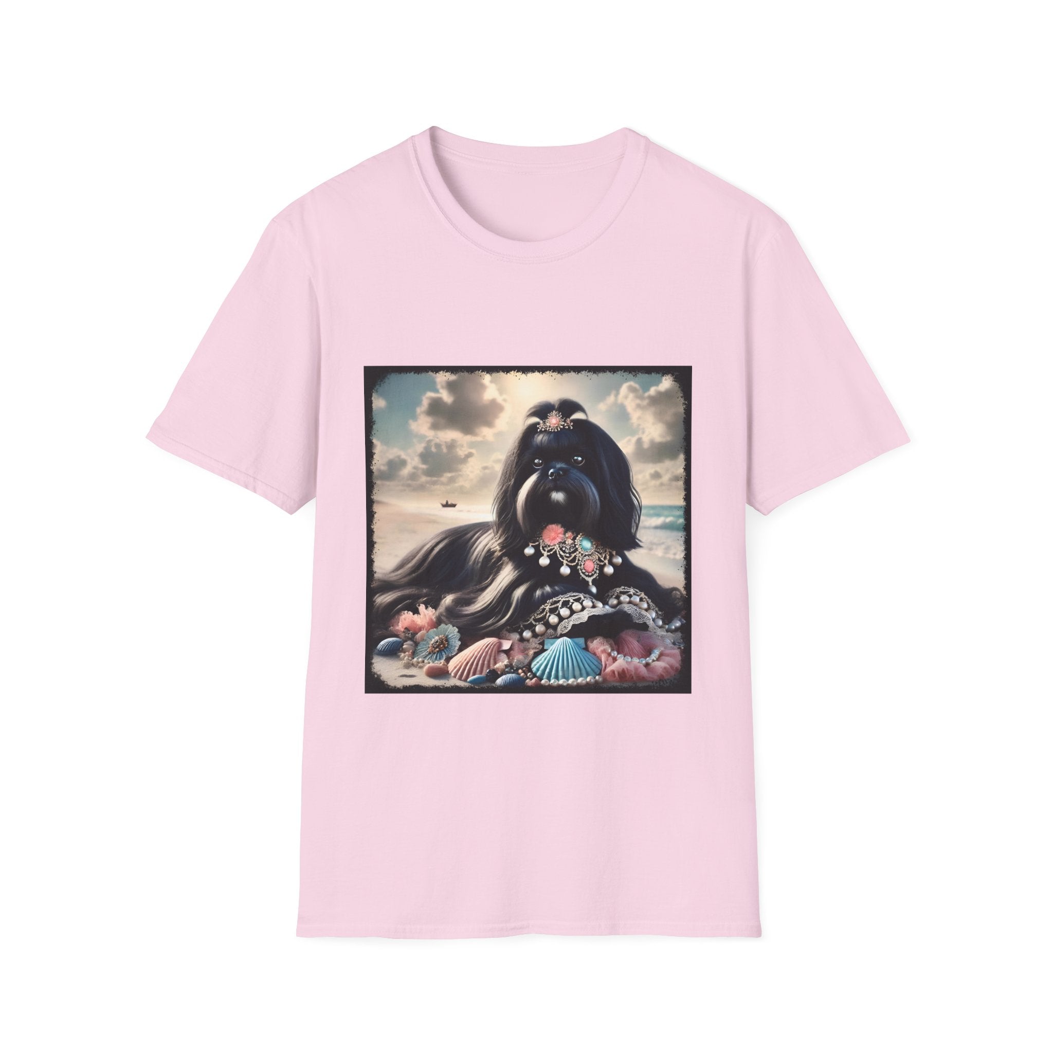 Shih Tzu Shell Chic | Unisex Dog T-Shirt
