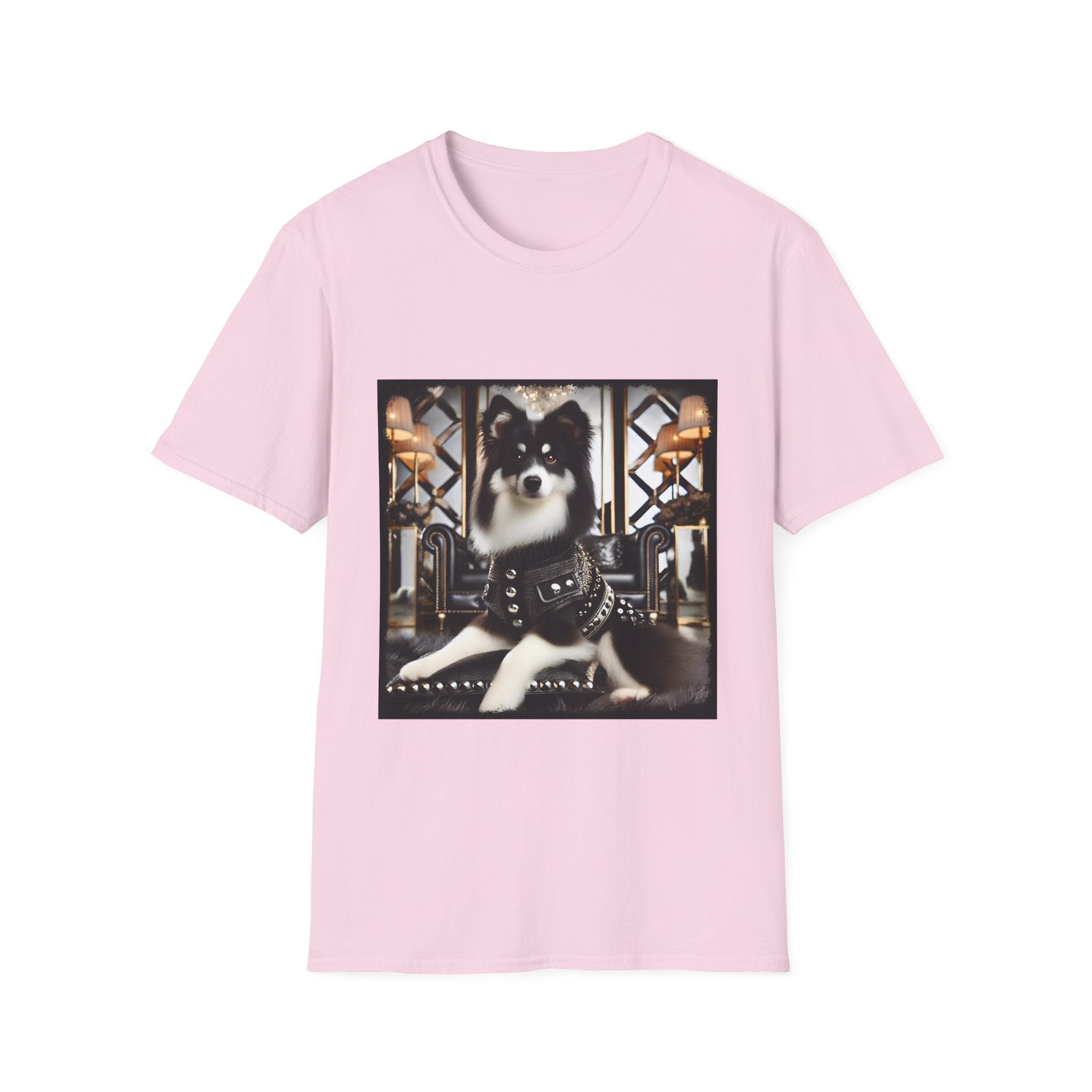 Premium Cotton Miniature American Shepherd B&W Baddie Unisex Tee