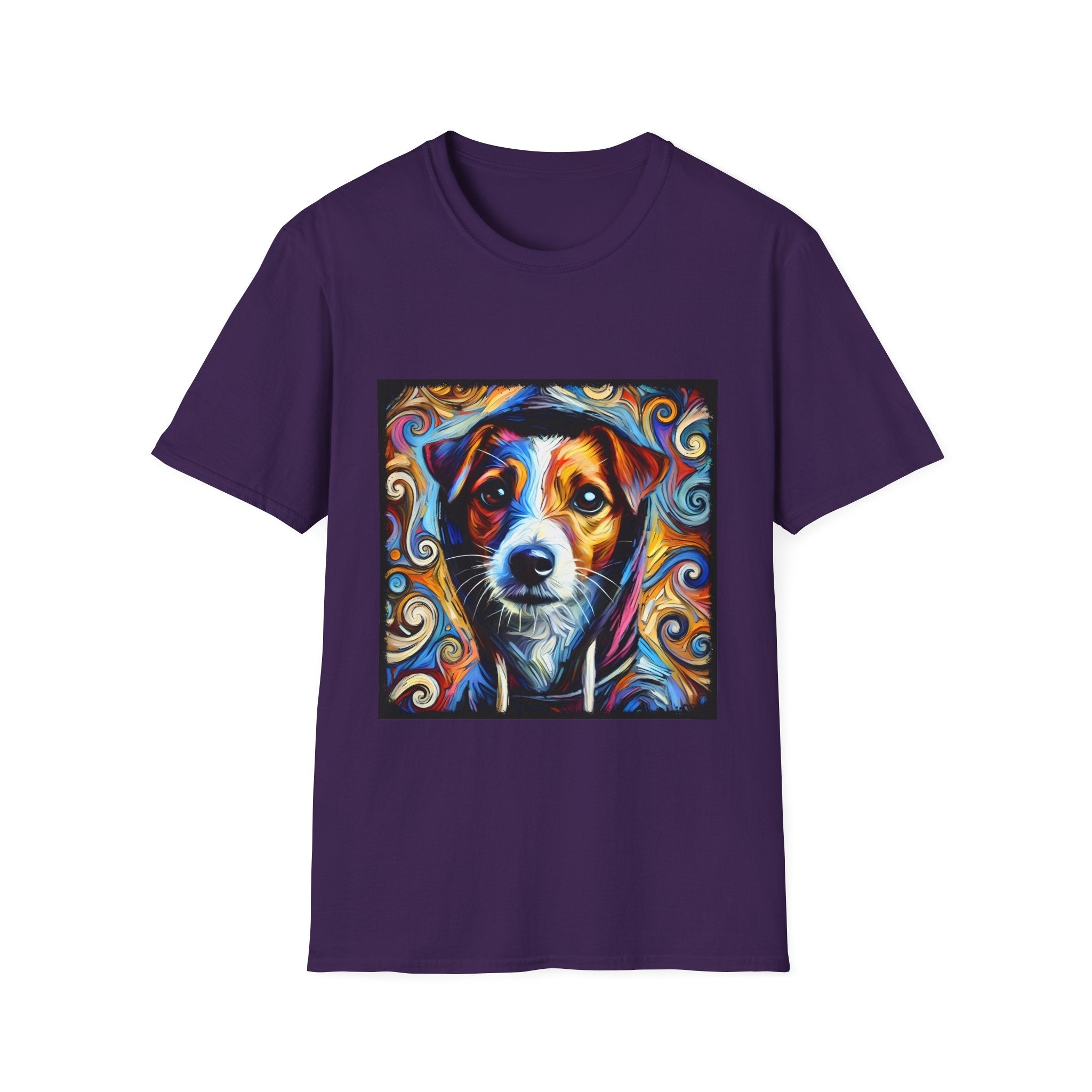 Jack Russell Terrier Relaxed Swirl | Unisex Dog T-Shirt