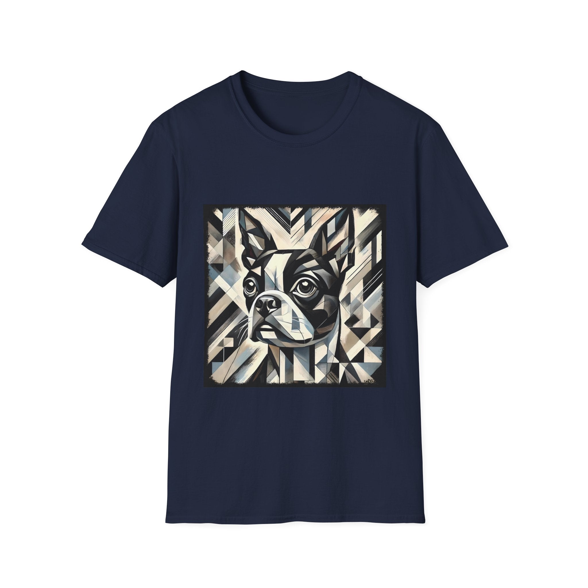 Boston Terrier Geometric | Unisex Dog T-Shirt