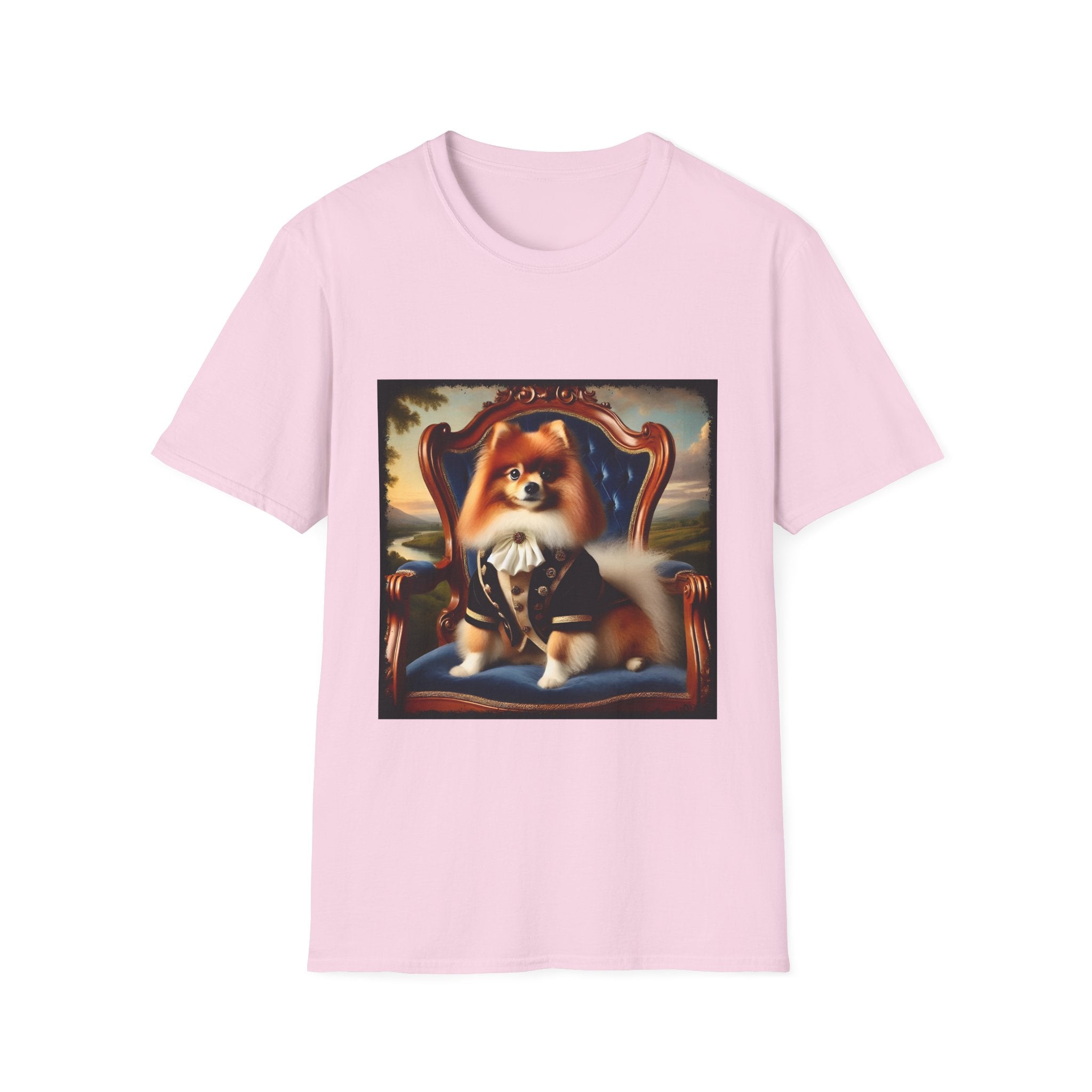 Pomeranian Posh Prince | Unisex Dog T-Shirt