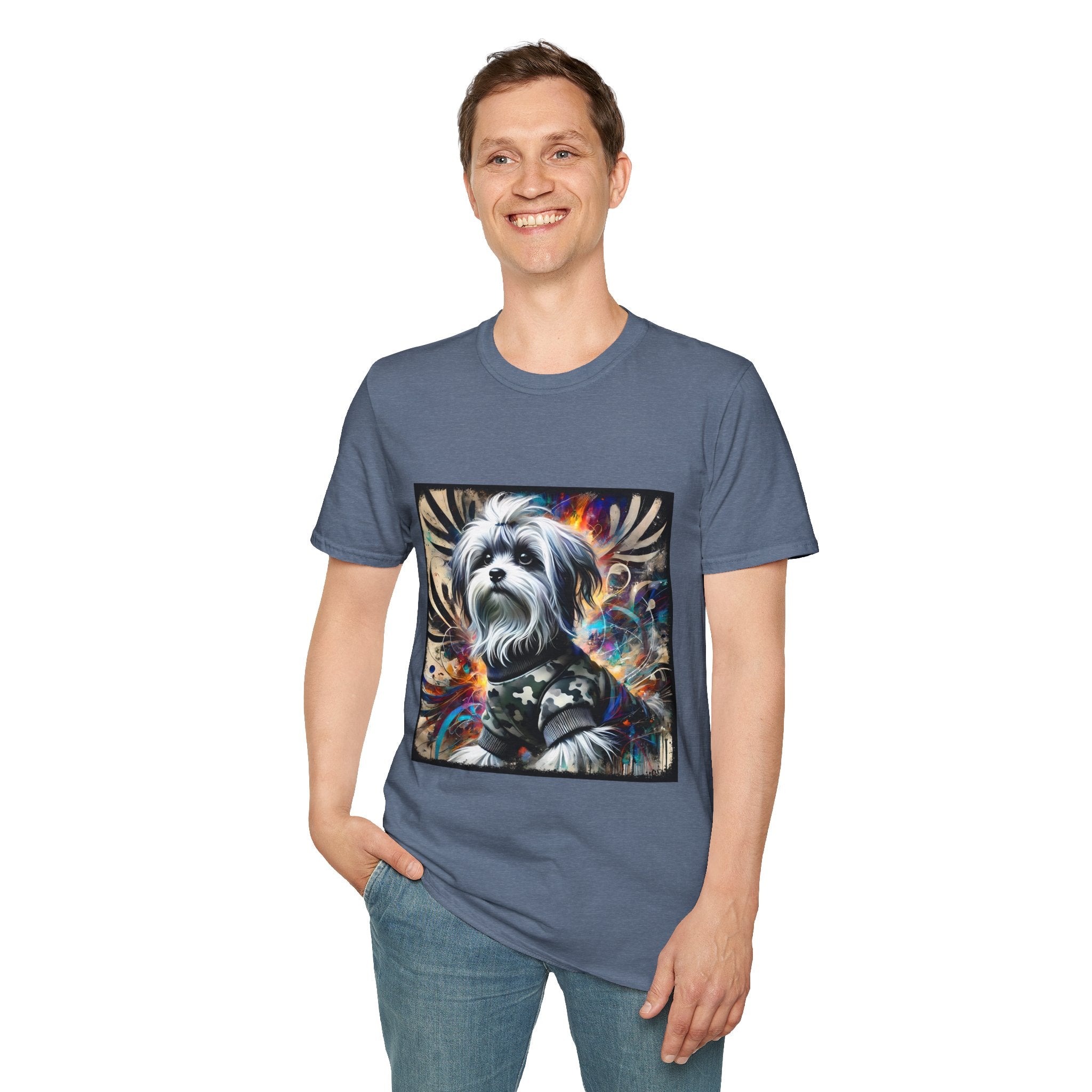 Maltese Bold Armor Classic | Unisex Dog T-Shirt