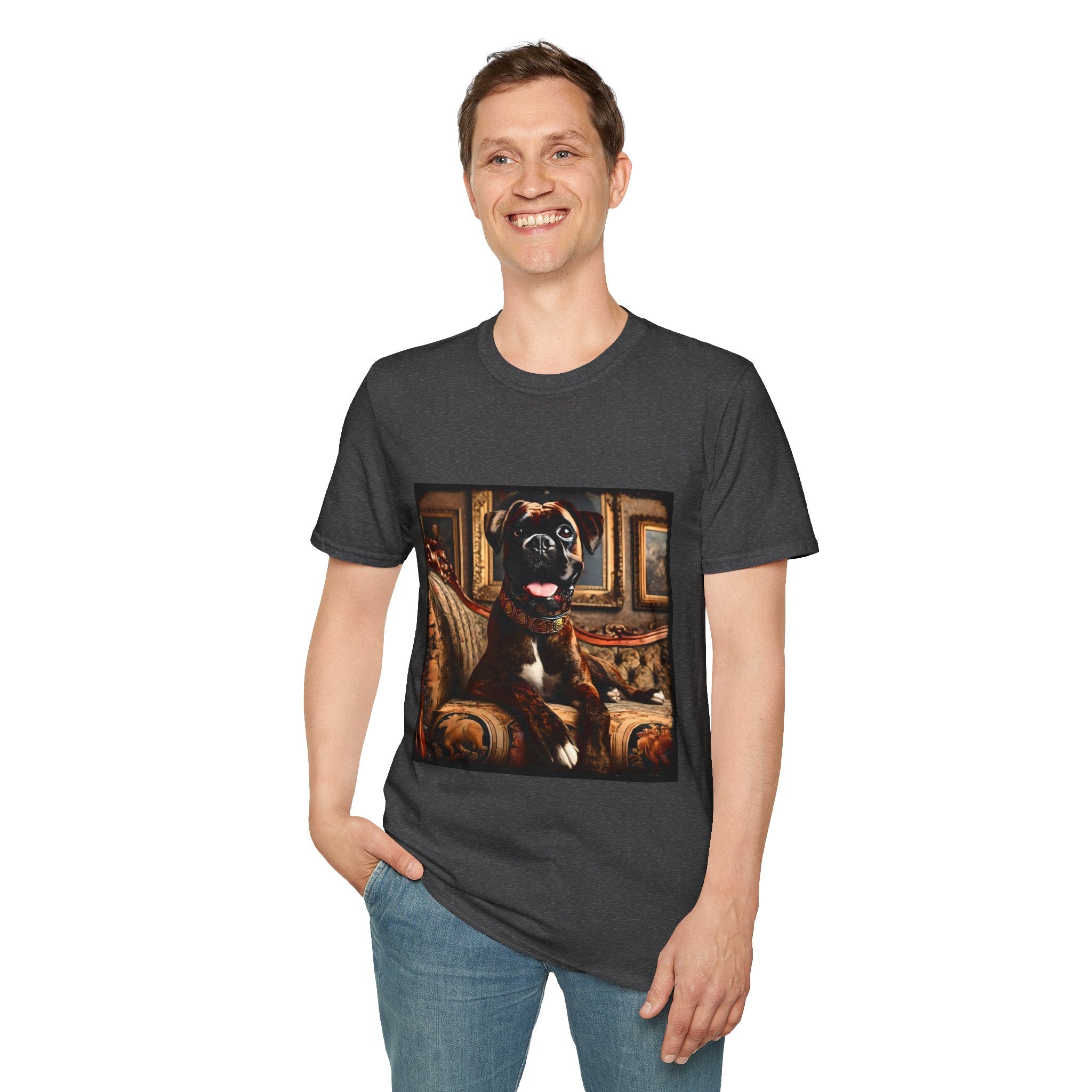 Boxer Happy Regal | Unisex Dog T-Shirt