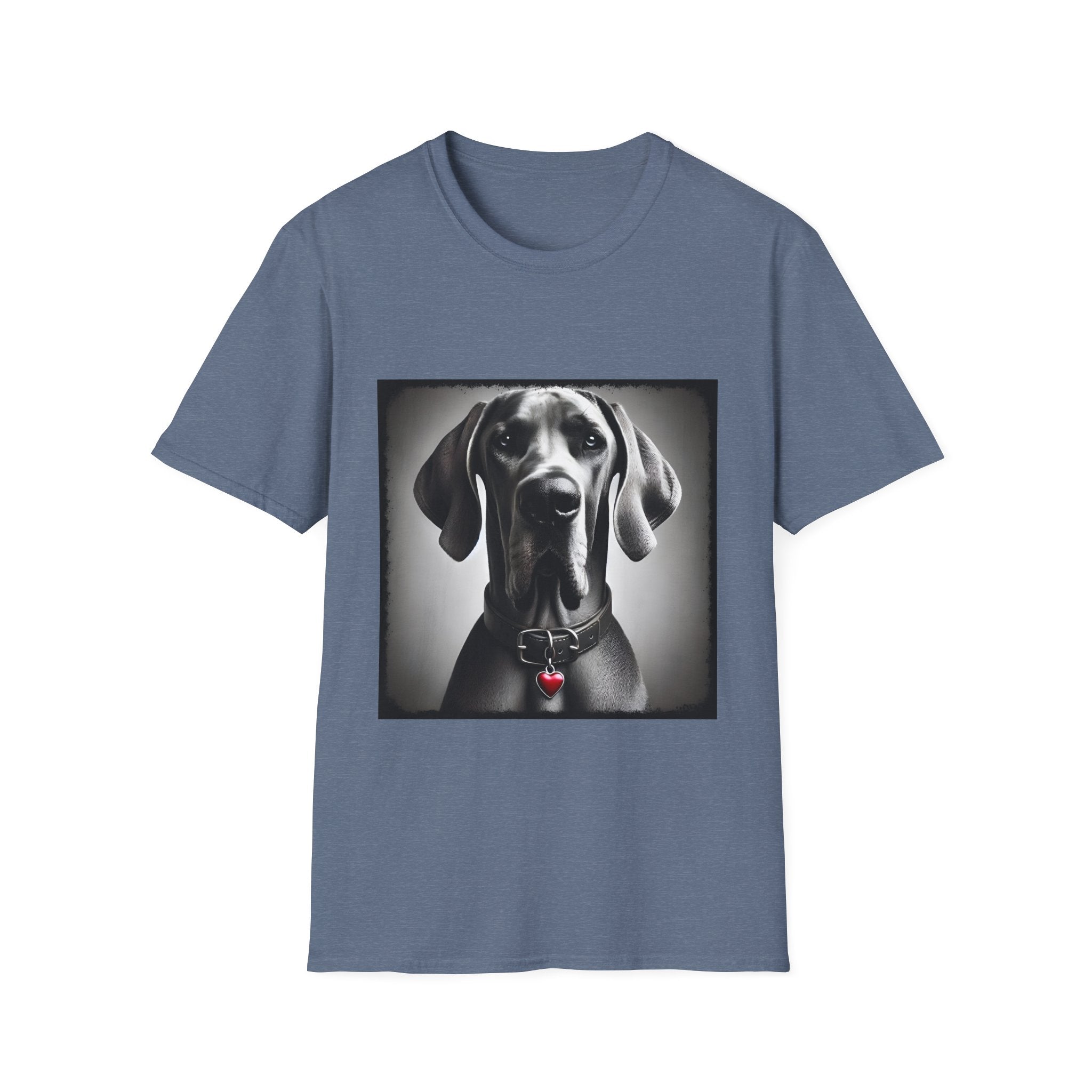 Great Dane Heart Charm | Unisex Dog T-Shirt