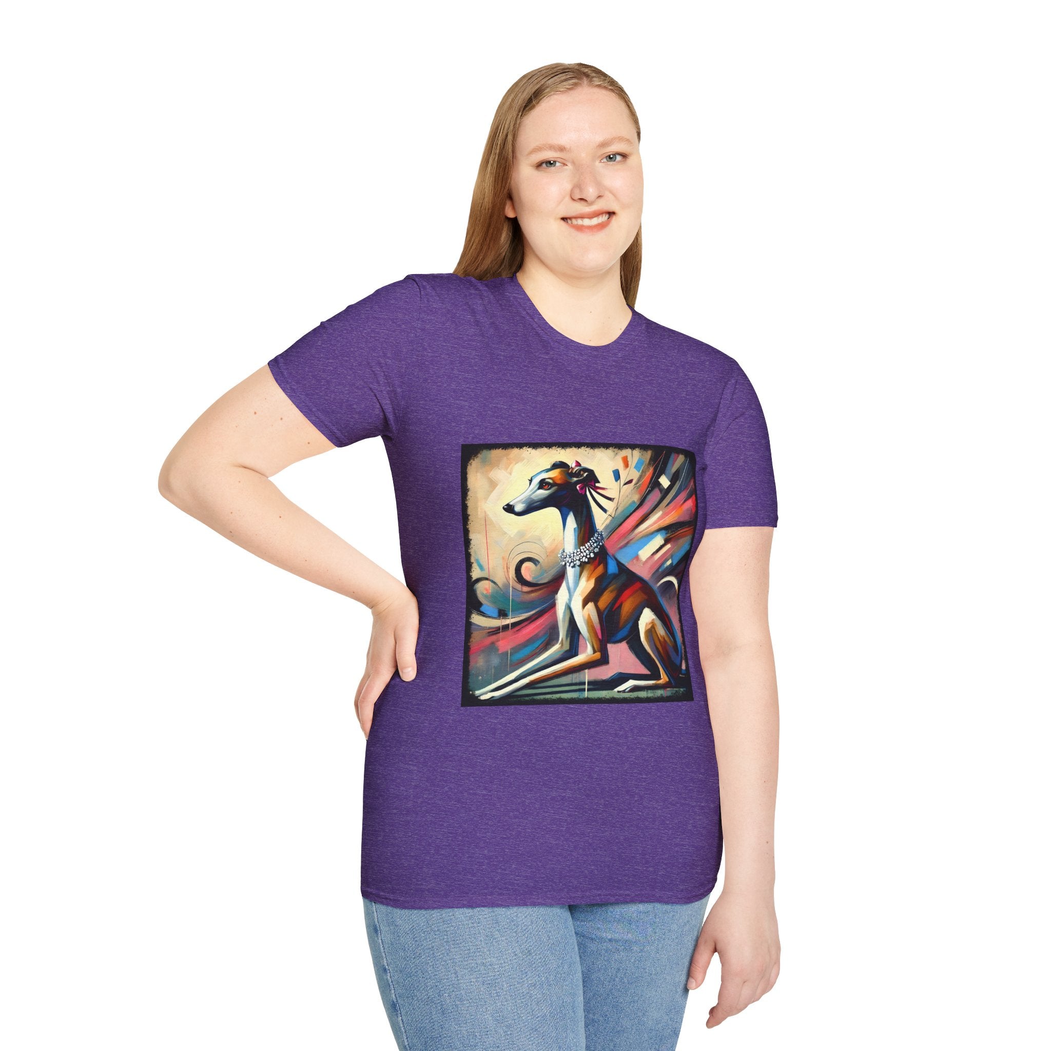 Greyhound Bold Pastel Classic  | Unisex Dog T-Shirt