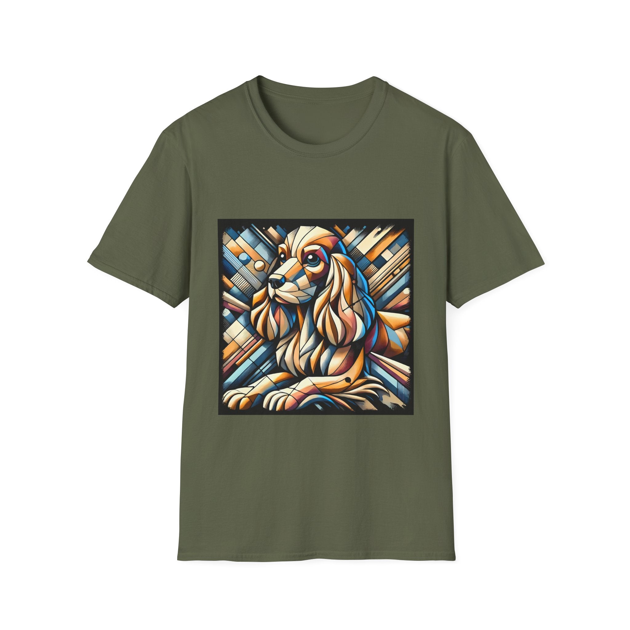 Cocker Spaniel Bold Geometric | Unisex Dog T-Shirt