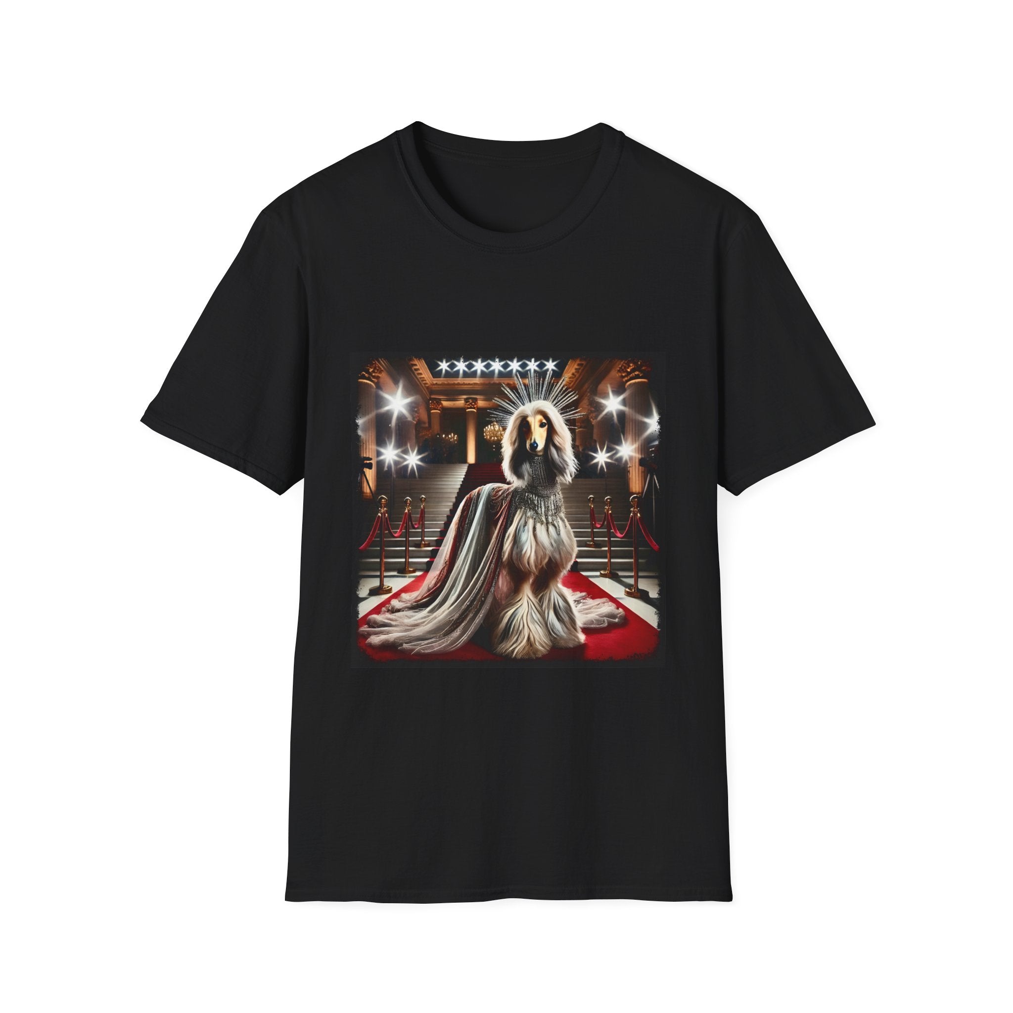 Afghan Hound Gala Glamour | Unisex Dog T-Shirt