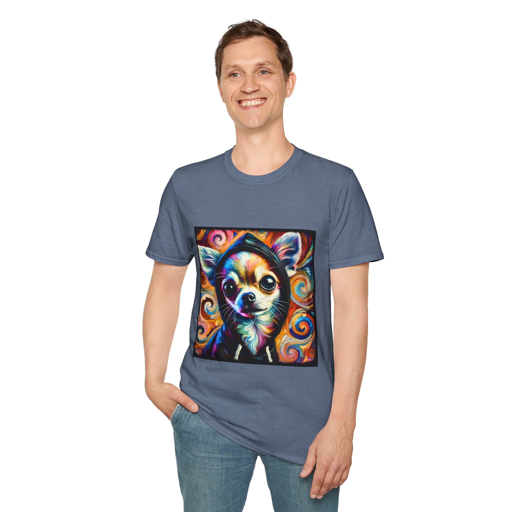 Chihuahua Relaxed Swirl | Unisex Dog T-Shirt