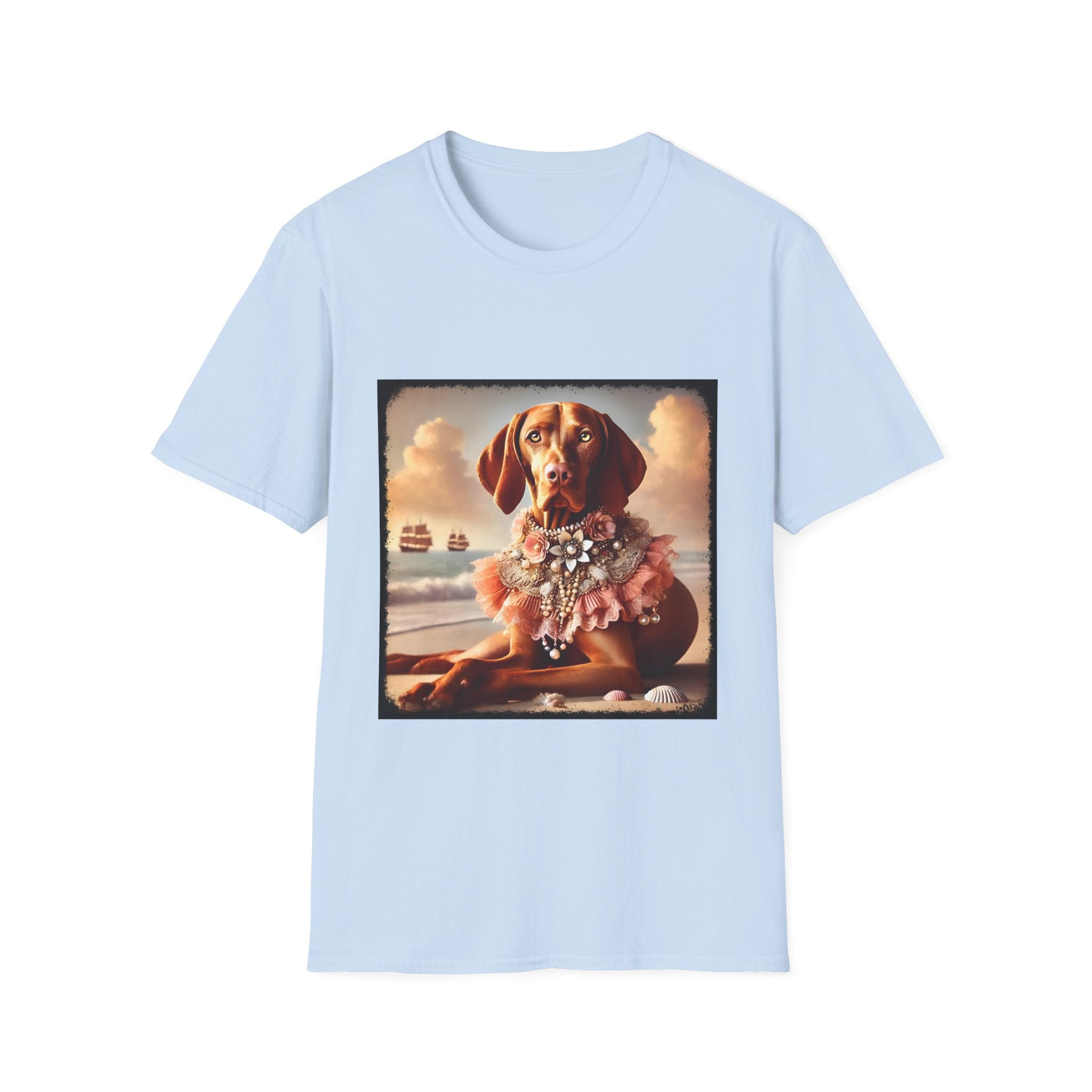 Vizsla Beach Beauty | Unisex Dog T-Shirt