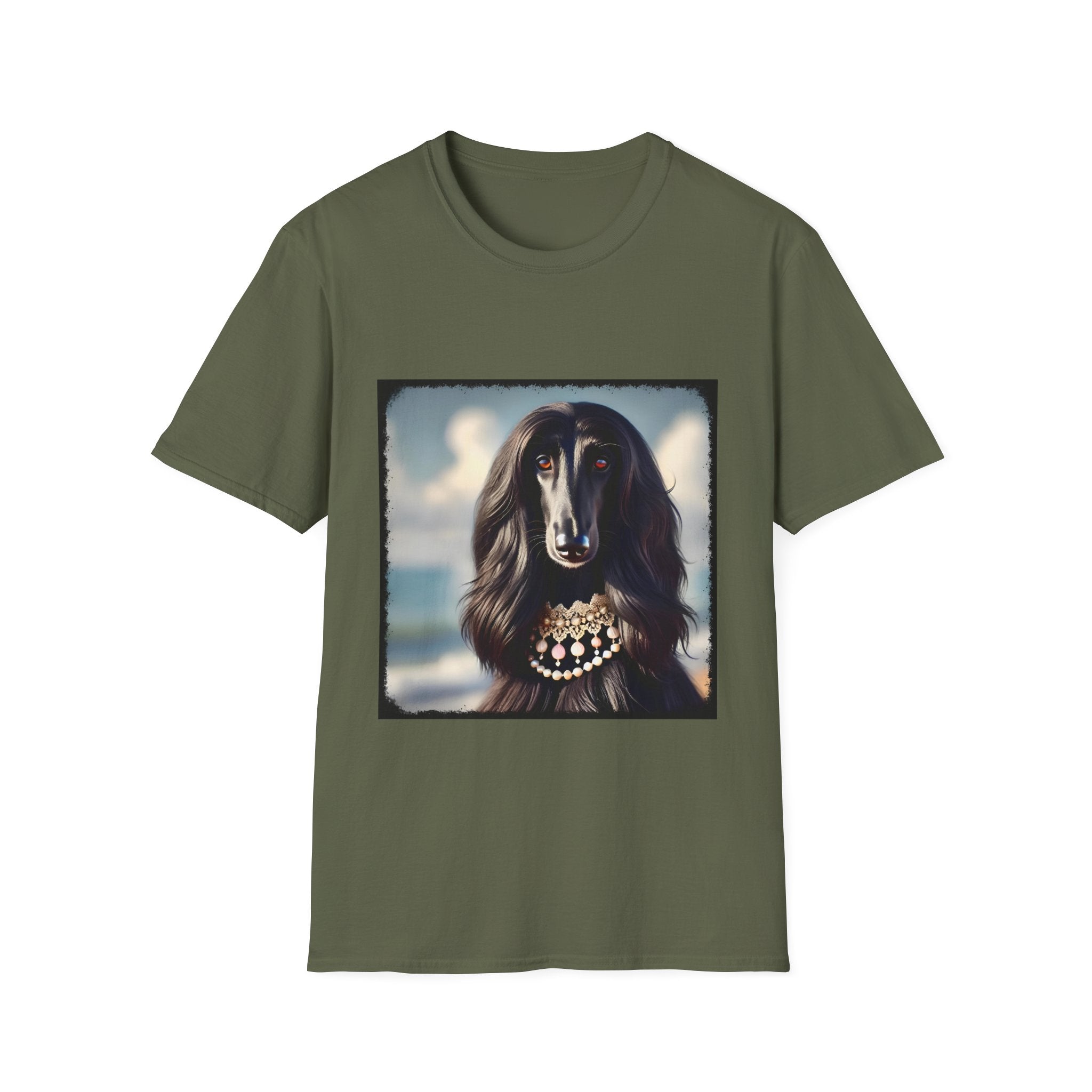 Afghan Hound Beach Bombshell | Unisex Dog T-Shirt