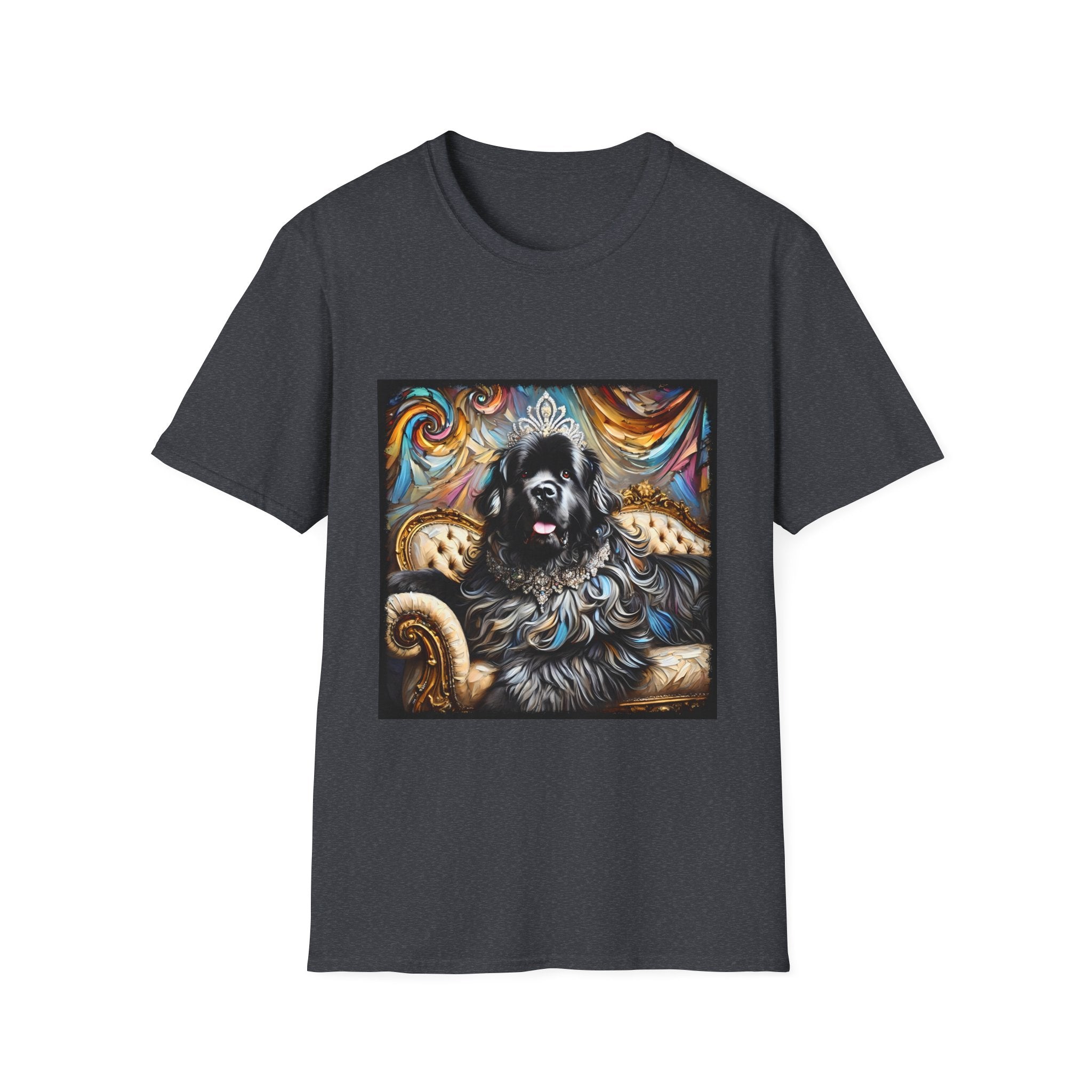 Newfoundland Diamond Diva Swirl | Unisex Dog T-Shirt