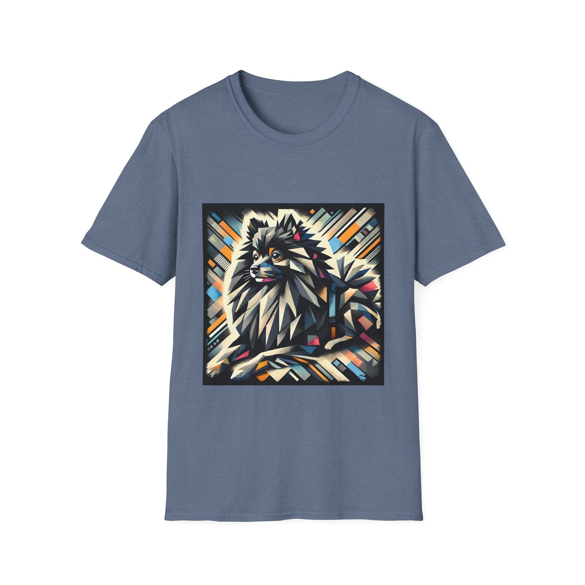 Pomeranian Bold Geometric | Unisex Dog T-Shirt