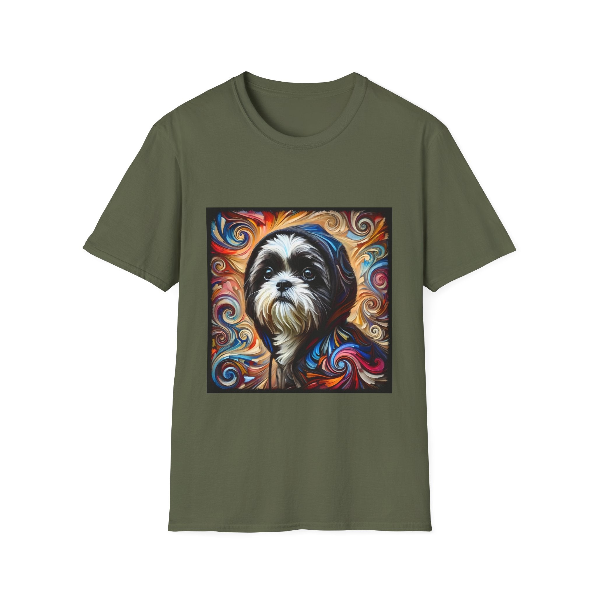 Shih Tzu Hoodie Swirl |  Unisex Dog T-Shirt