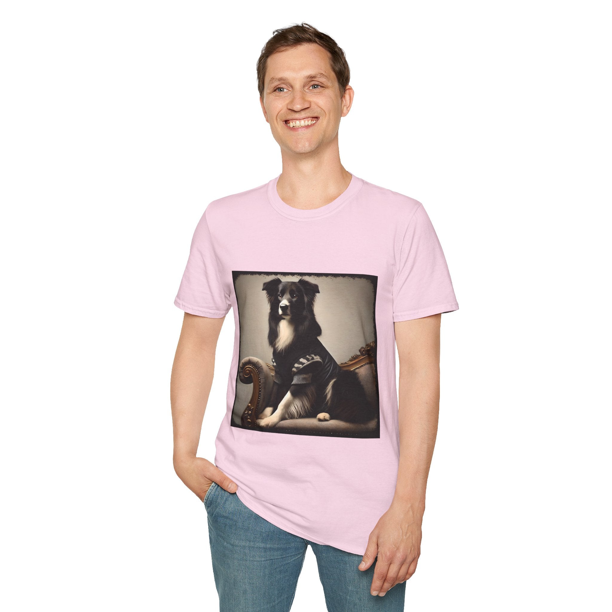 Border Collie Camo Charm | Unisex Dog T-Shirt