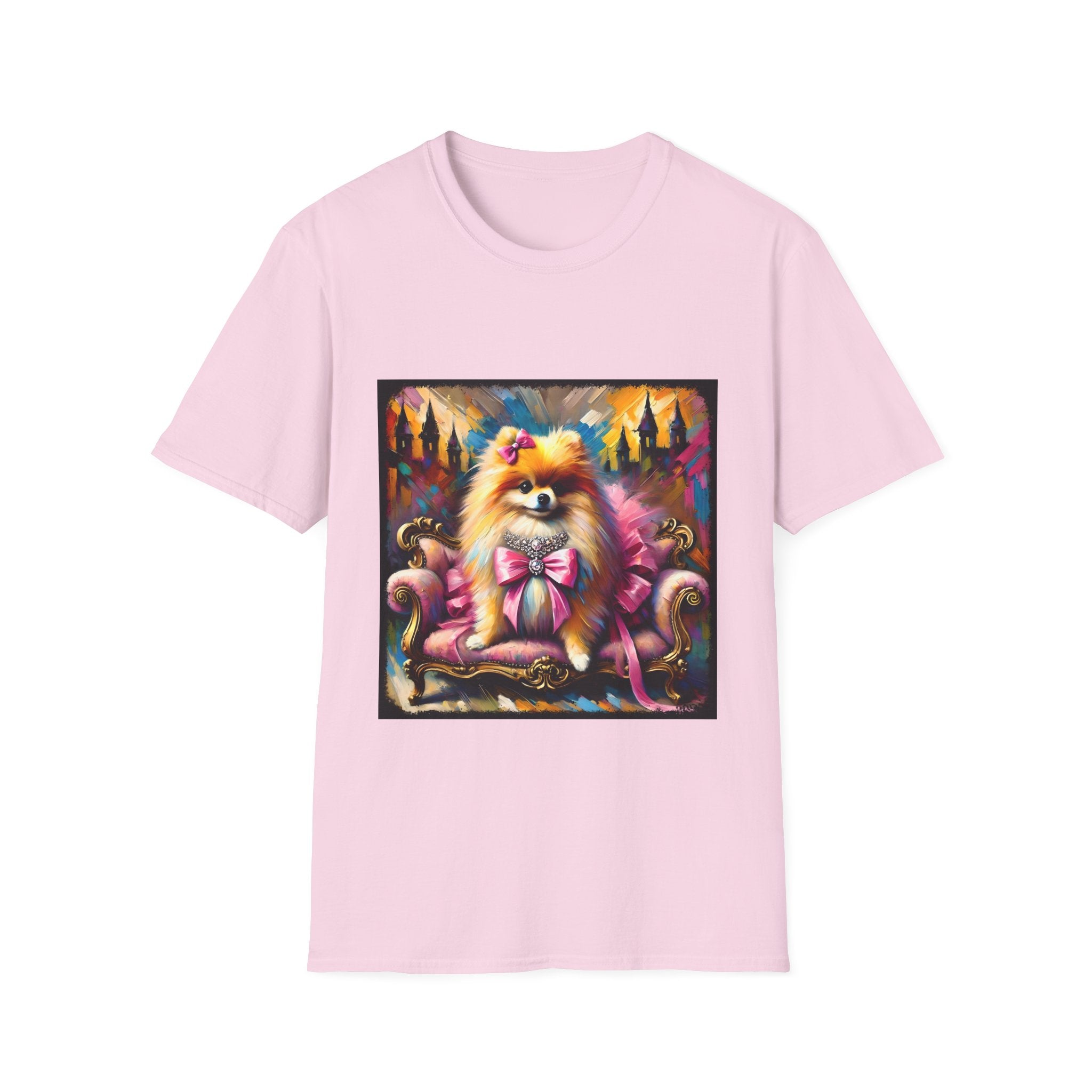 Pomeranian Pink Princess Classic | Unisex Dog T-Shirt