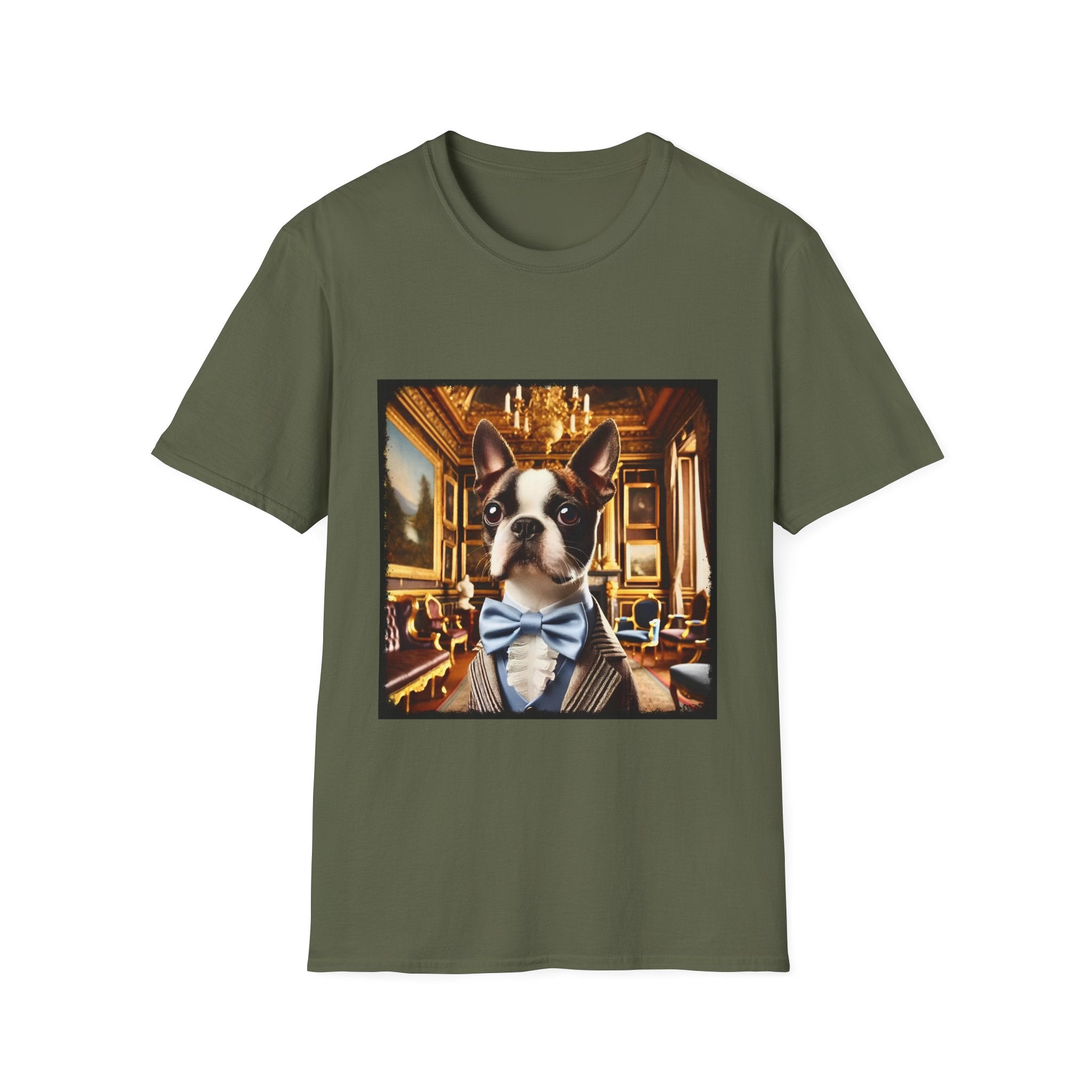 Boston Terrier Rouge bold color t‑shirt