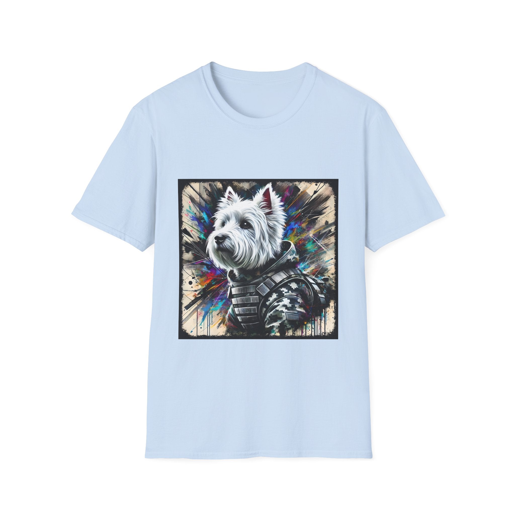 West Highland White Terrier Bold Camo Classic | Unisex Dog T-Shirt