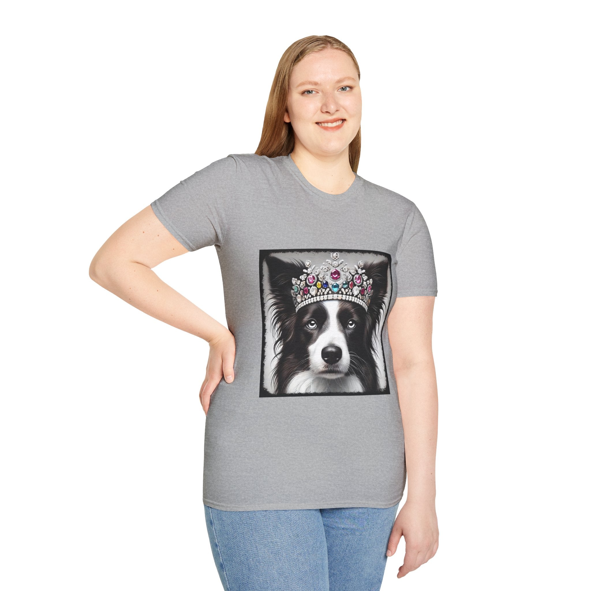 Border Collie Iconic Princess | Unisex Dog T-Shirt