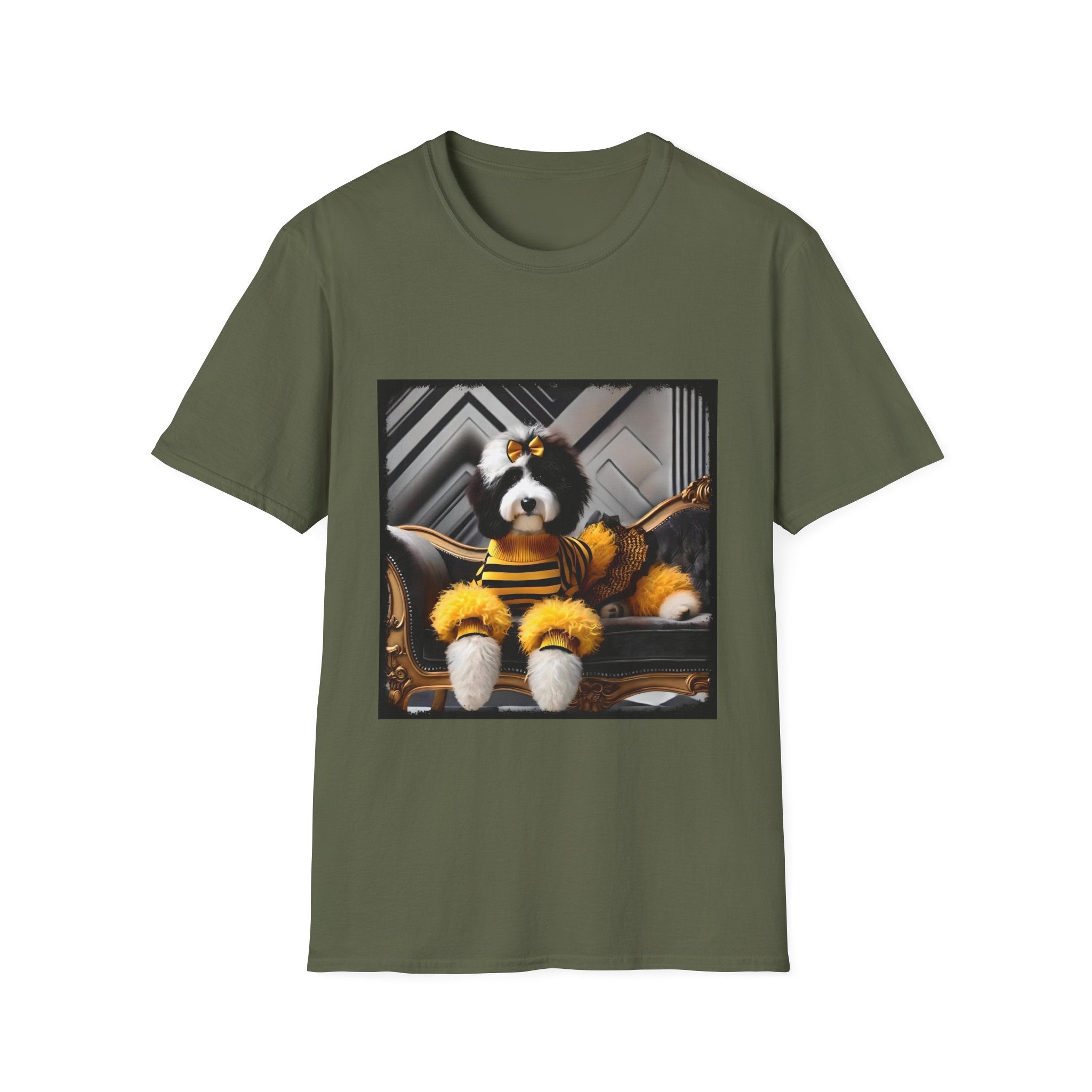 Sheepadoodle Golden Icon | Unisex Dog T-Shirt