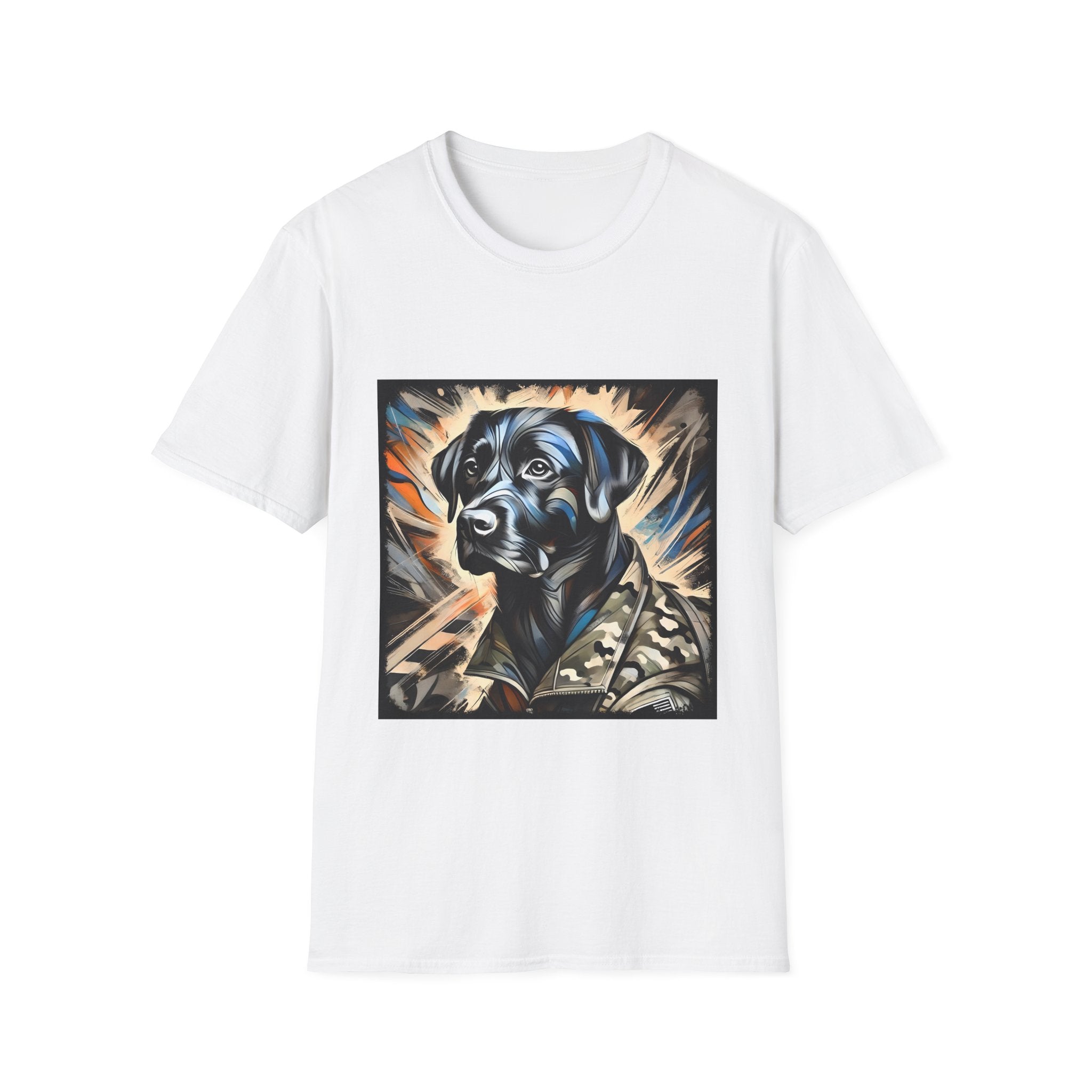Labrador Retriever Bold Camo Classic | Unisex Dog T-Shirt