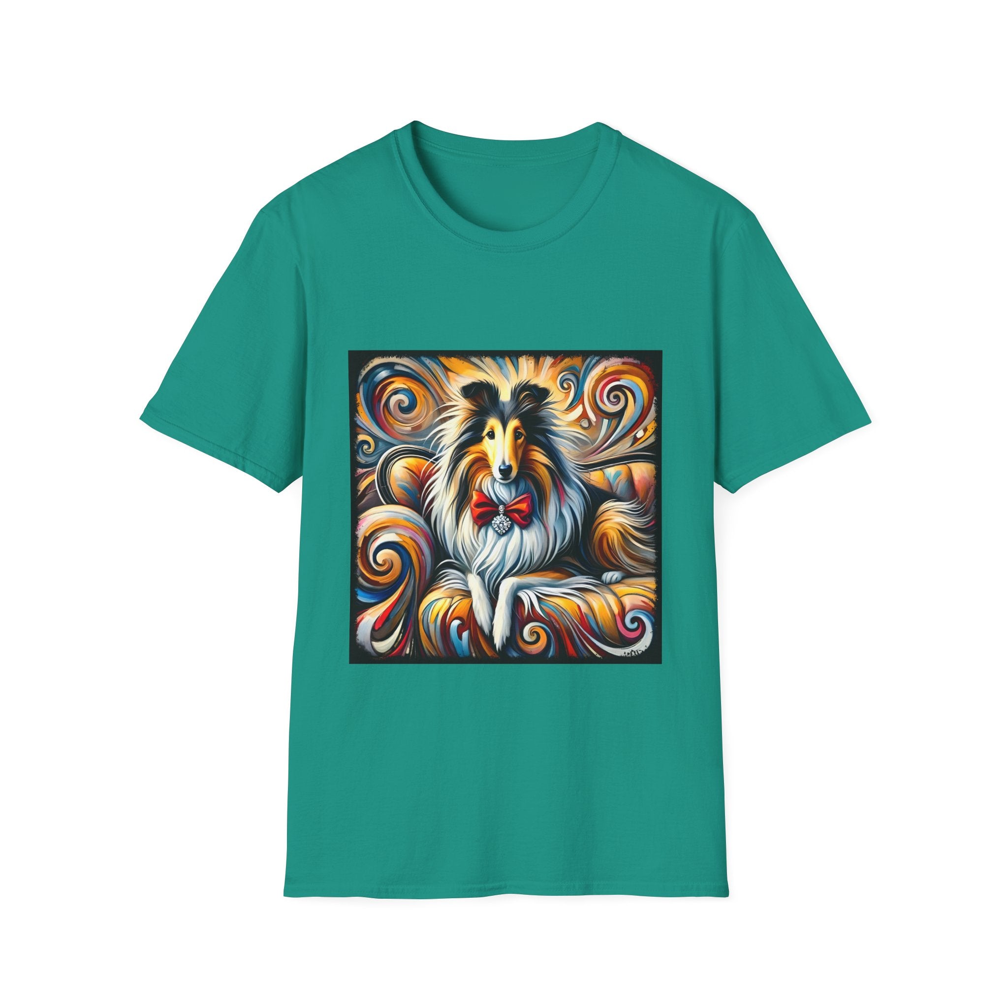 Collie Bold Swirl | Unisex Dog T-Shirt