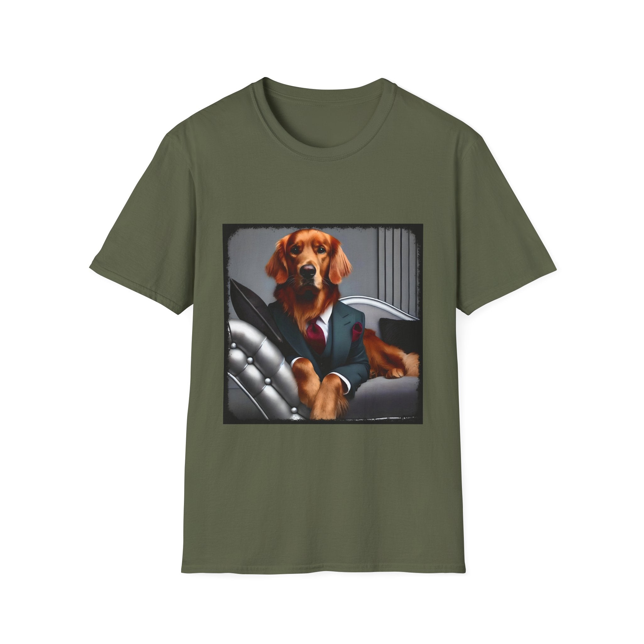 Golden Retriever Plush Gent | Unisex Dog T-Shirt