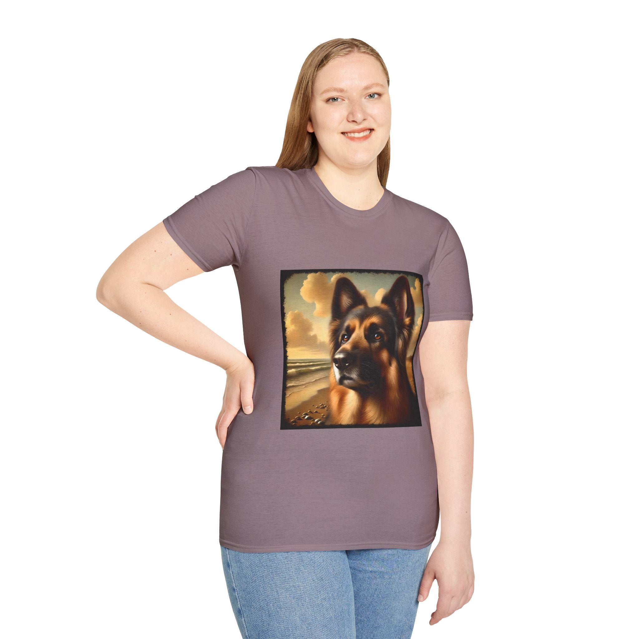 German Shepherd Beach Classic | Unisex Dog T-Shirt