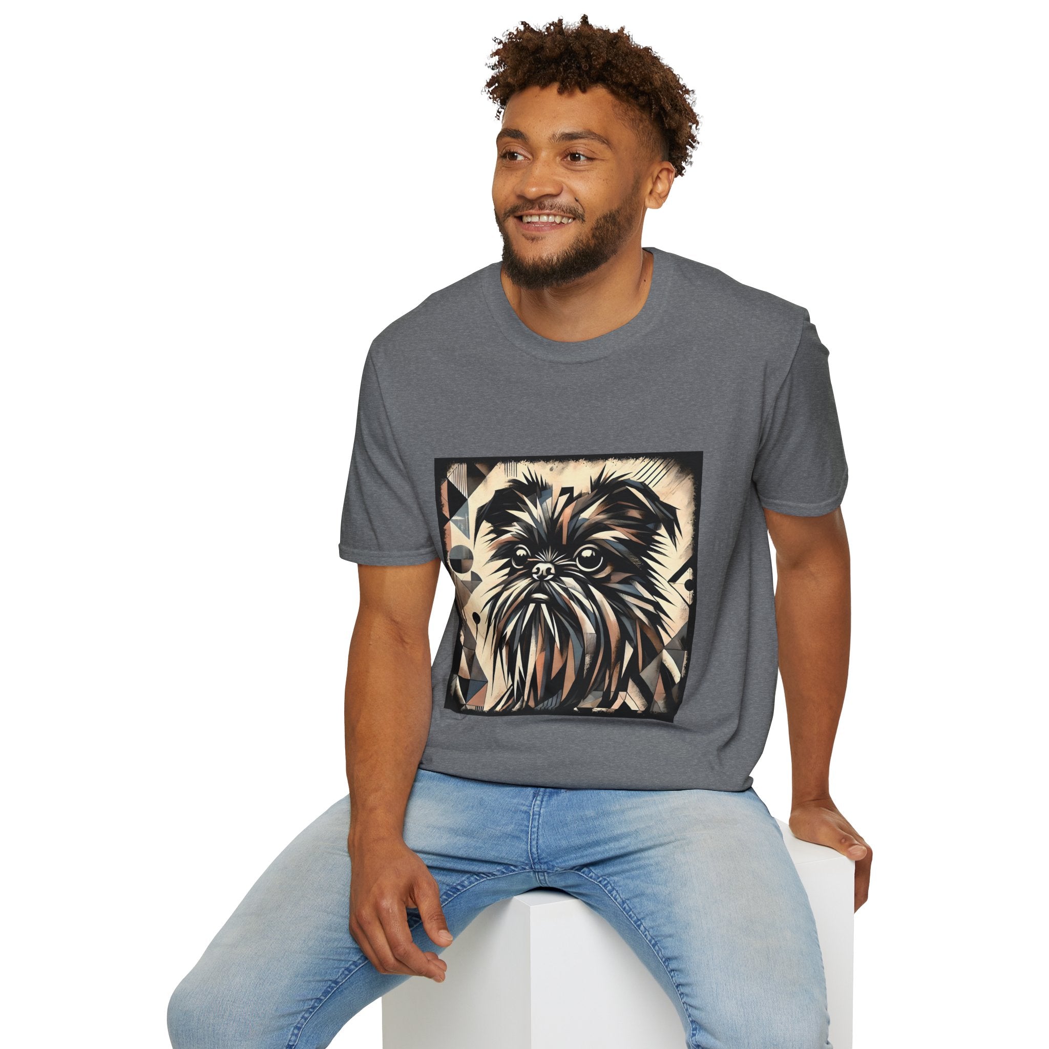 Brussels Griffon Bold Geometric | Unisex Dog T-Shirt