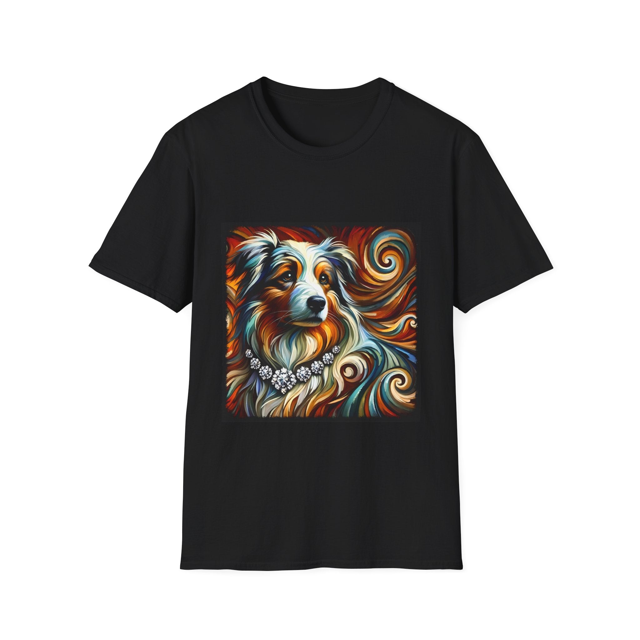 Australian Shepherd Diamond Swirl | Unisex Dog T-Shirt