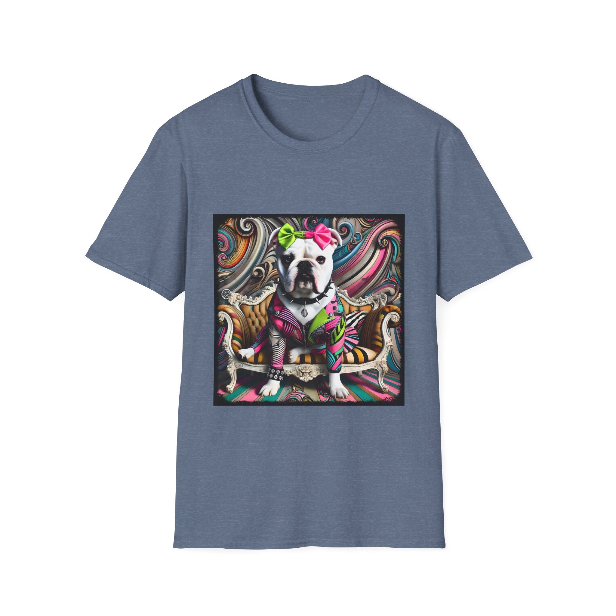 Bulldog Princess Rocker | Unisex Dog T-Shirt