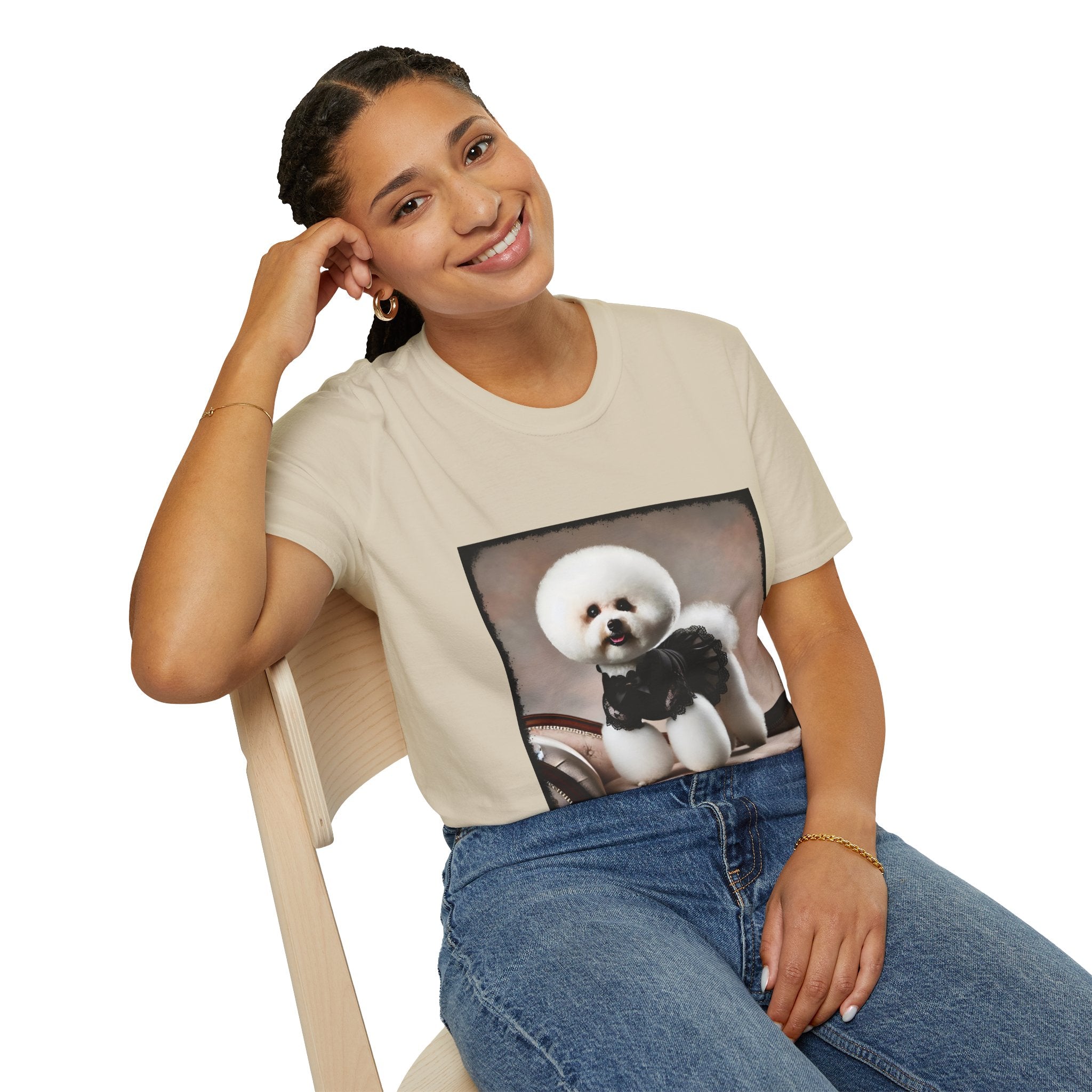 Bichon Frise Lace Darling | Unisex Dog T-Shirt