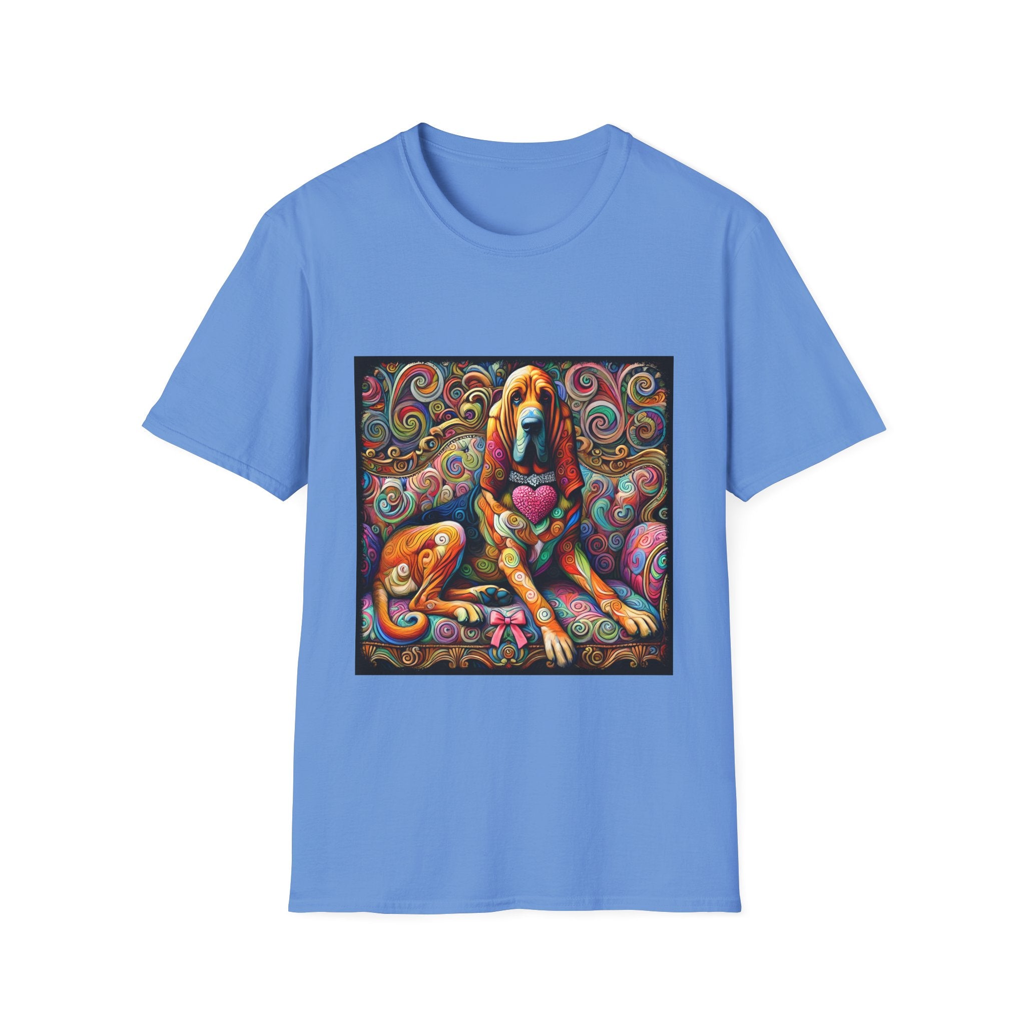 Bloodhound Love Swirl | Unisex Dog T-Shirt