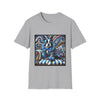 Boston Terrier Blue Rocker | Unisex Dog T-Shirt
