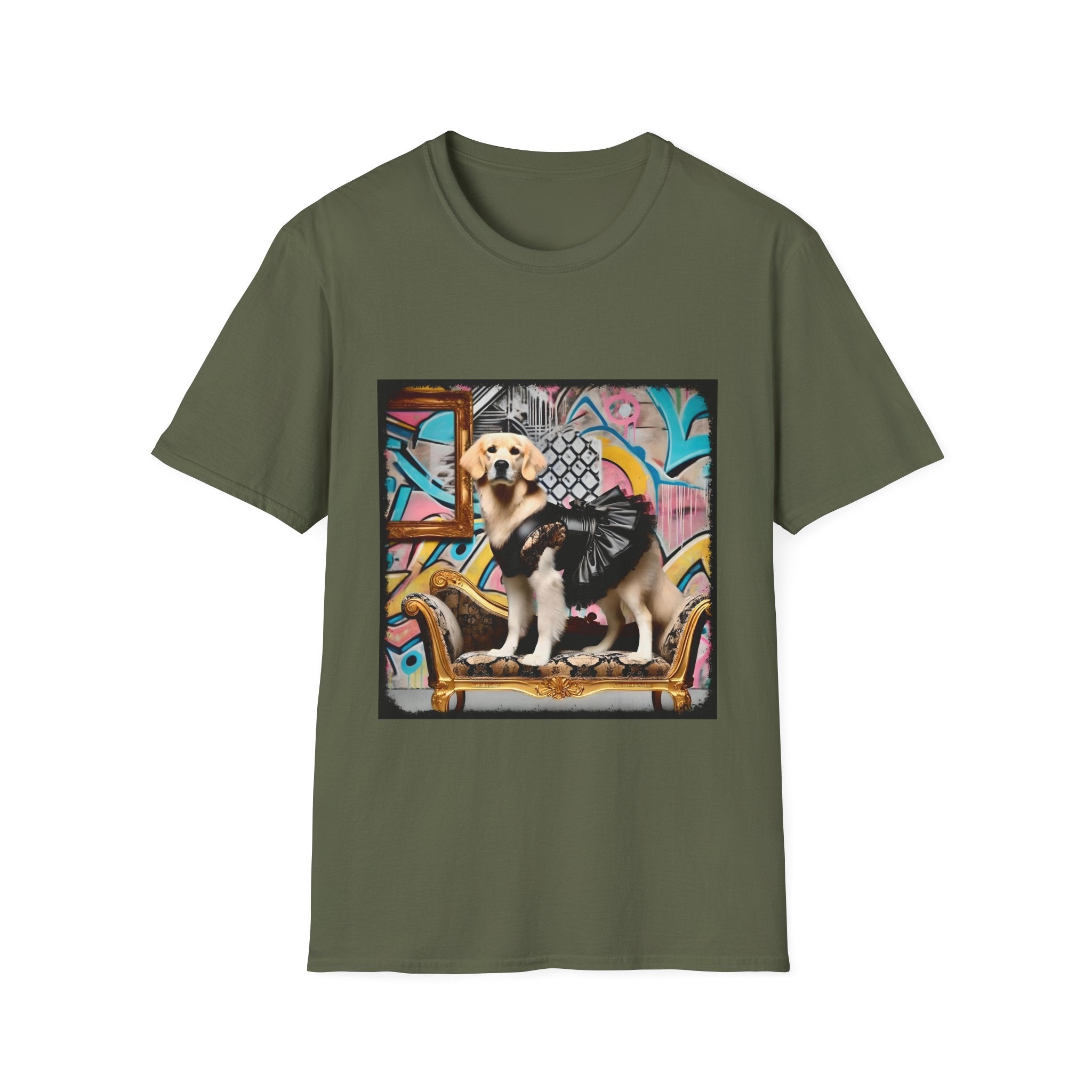 Golden Retriever Urban Chic | Unisex Dog T-Shirt