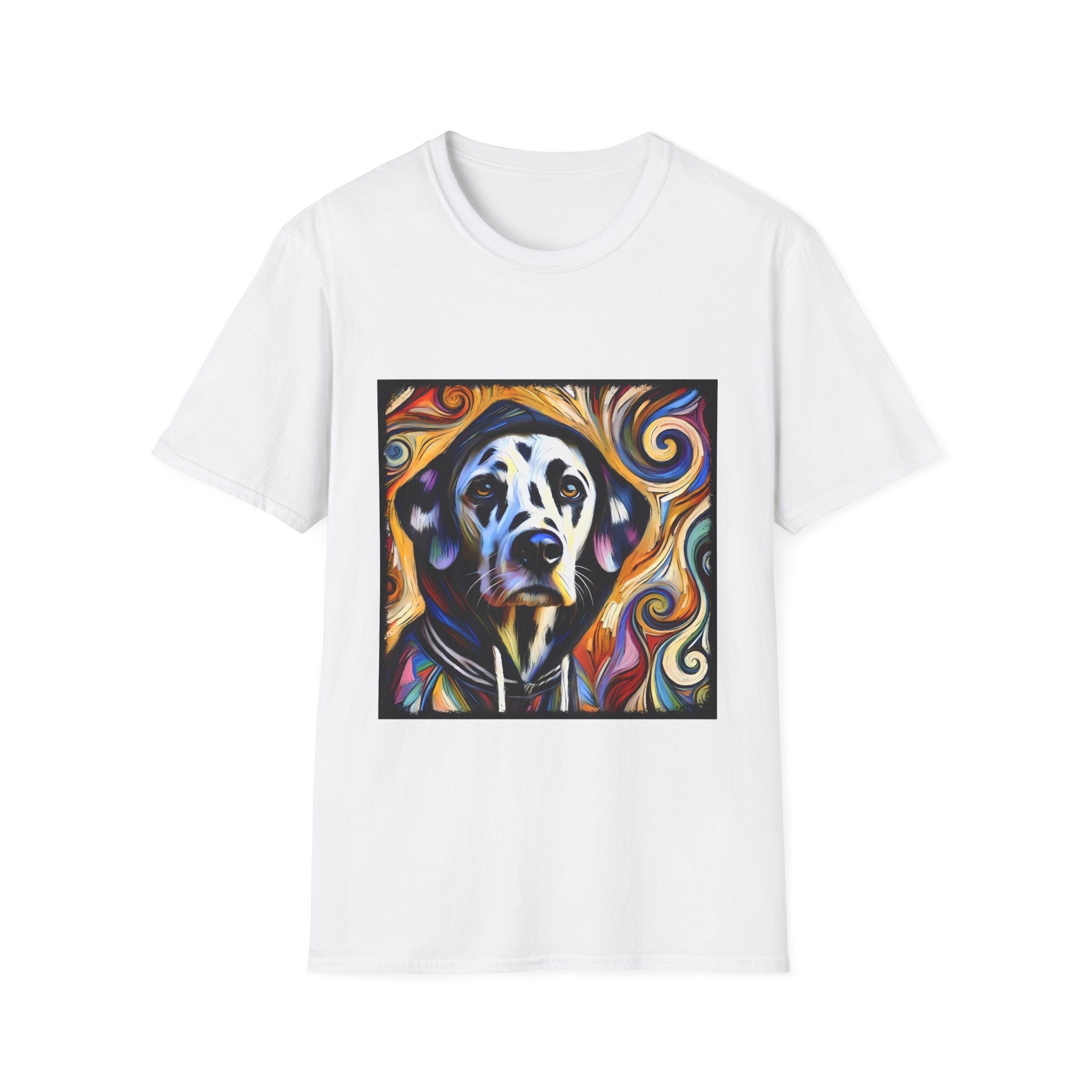 Dalmatian Relaxed Swirl | Unisex Dog T-Shirt