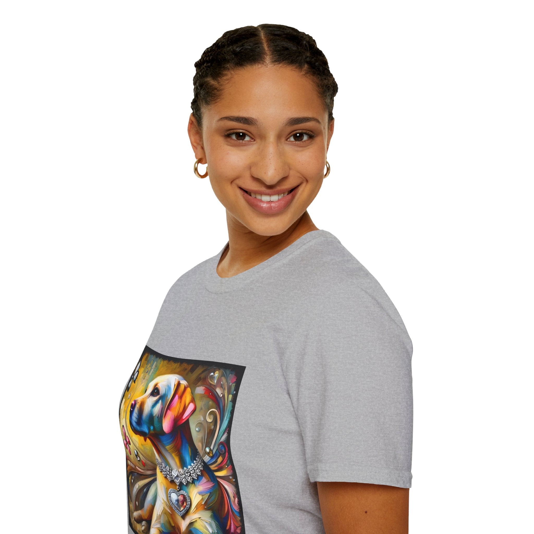 Labrador Retriever Diamond Heart Classic | Unisex Dog T-Shirt