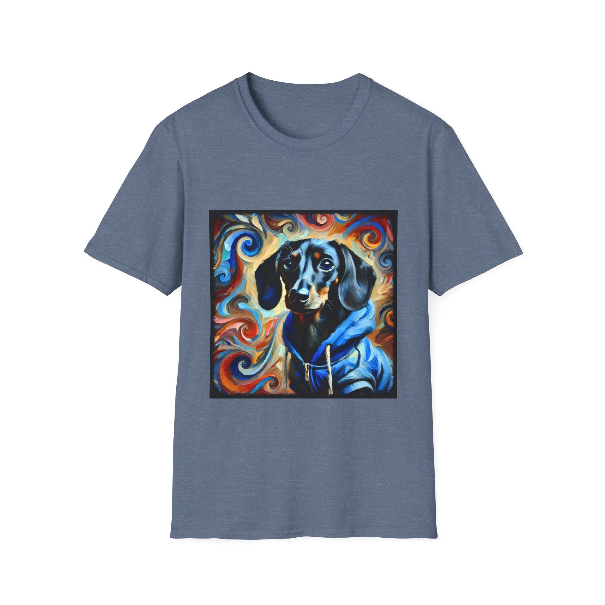 Dachshund Urban Edge Swirl | Unisex Dog T-Shirt