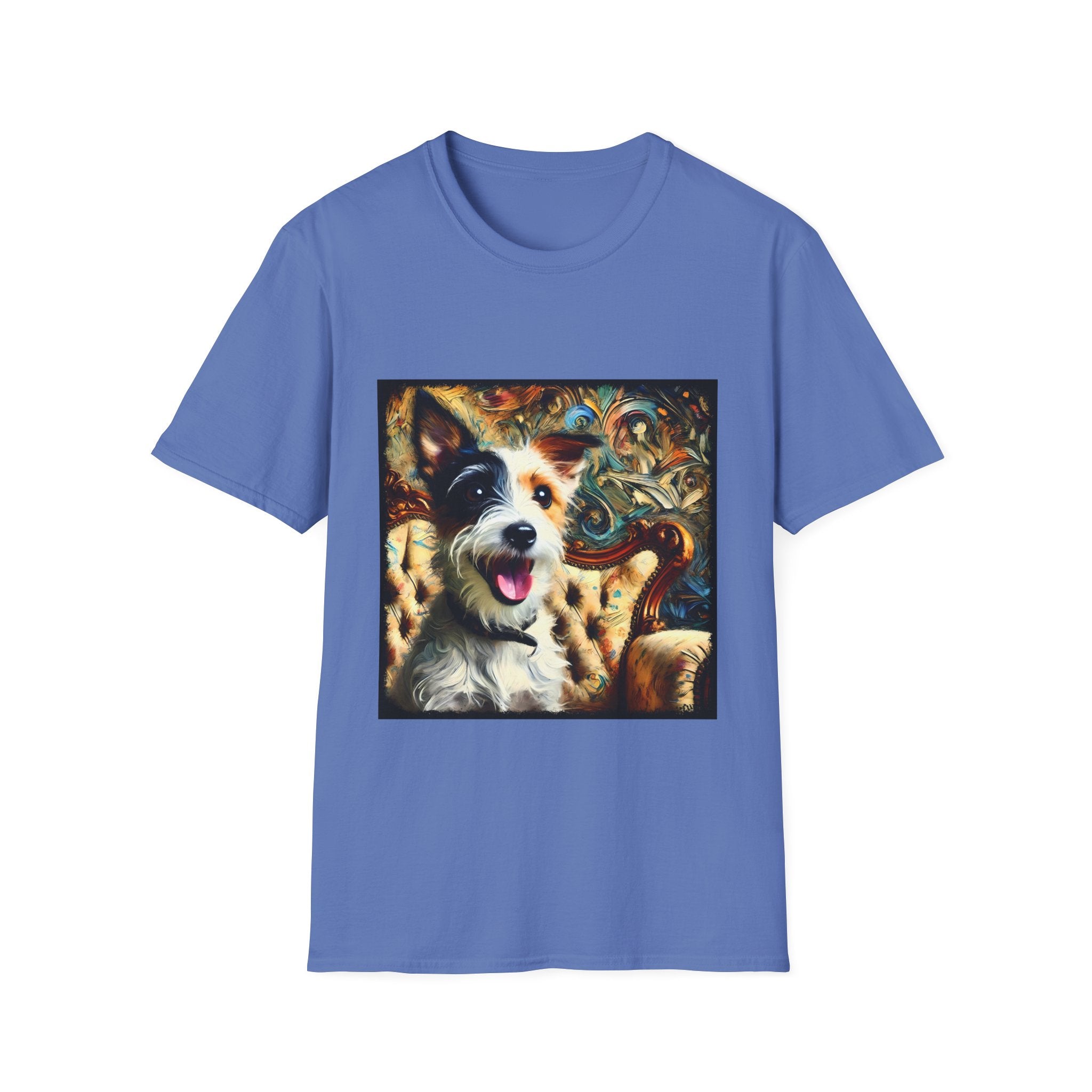 Jack Russell Terrier Blissful Swirl | Unisex Softstyle T-Shirt