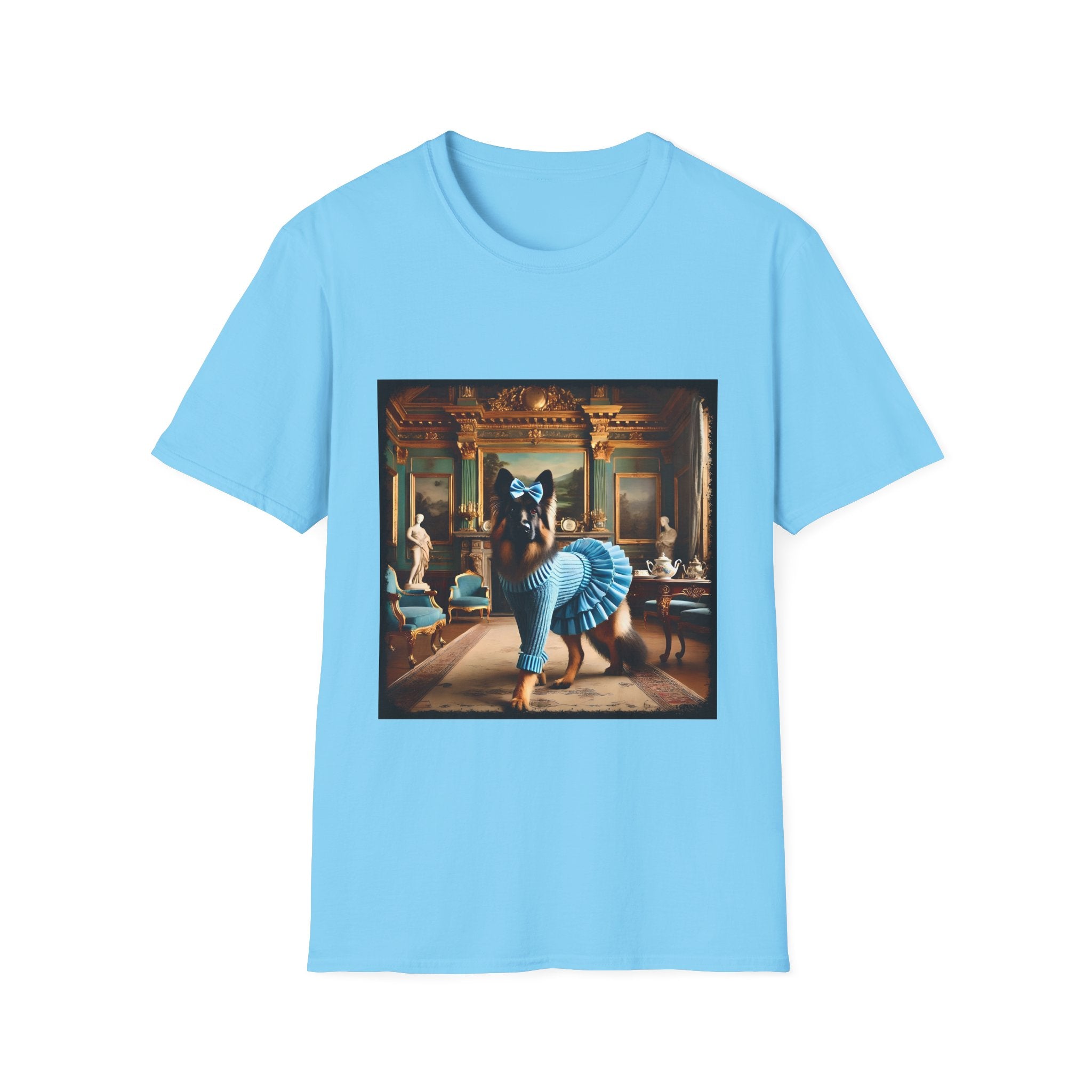 German Shepherd Posh Prep | Unisex Dog T-Shirt