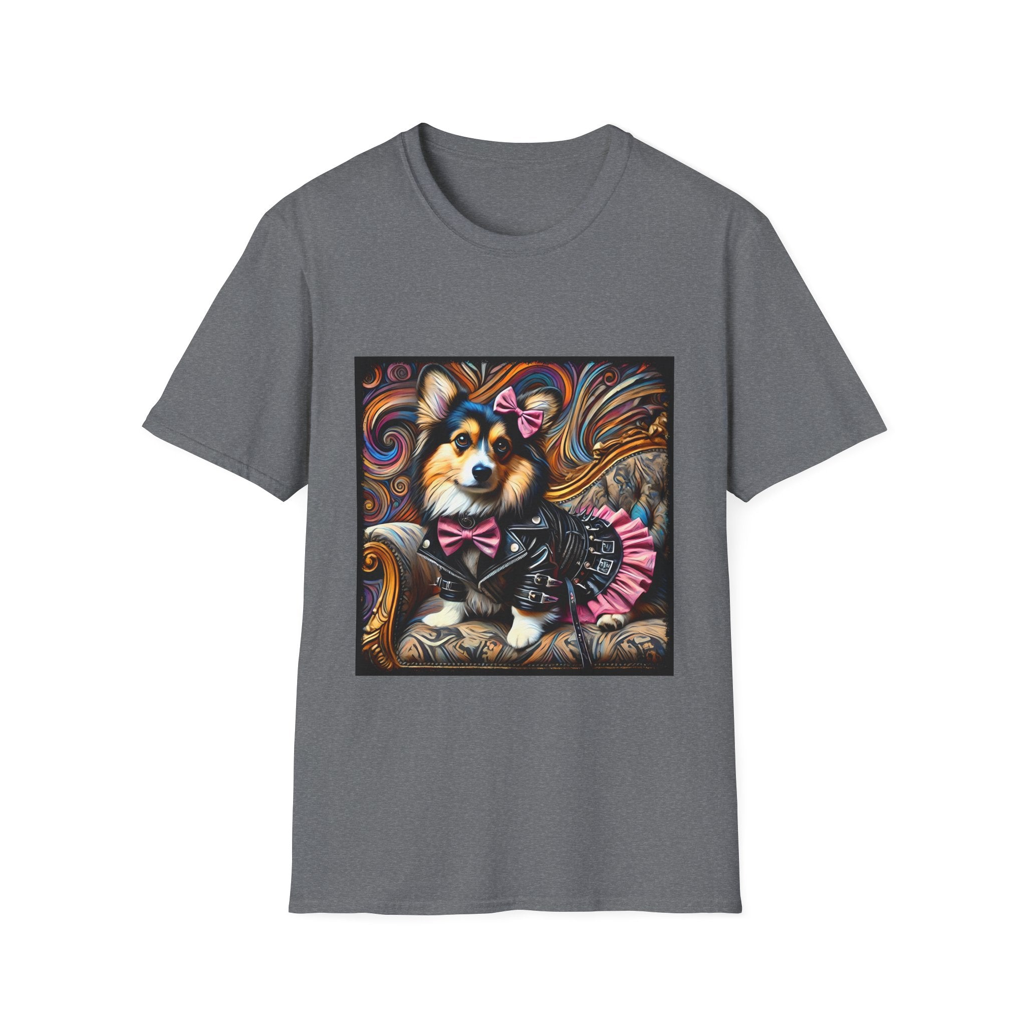 Pembroke Welsh Corgi Edgy Rocker II | Unisex Dog T-Shirt