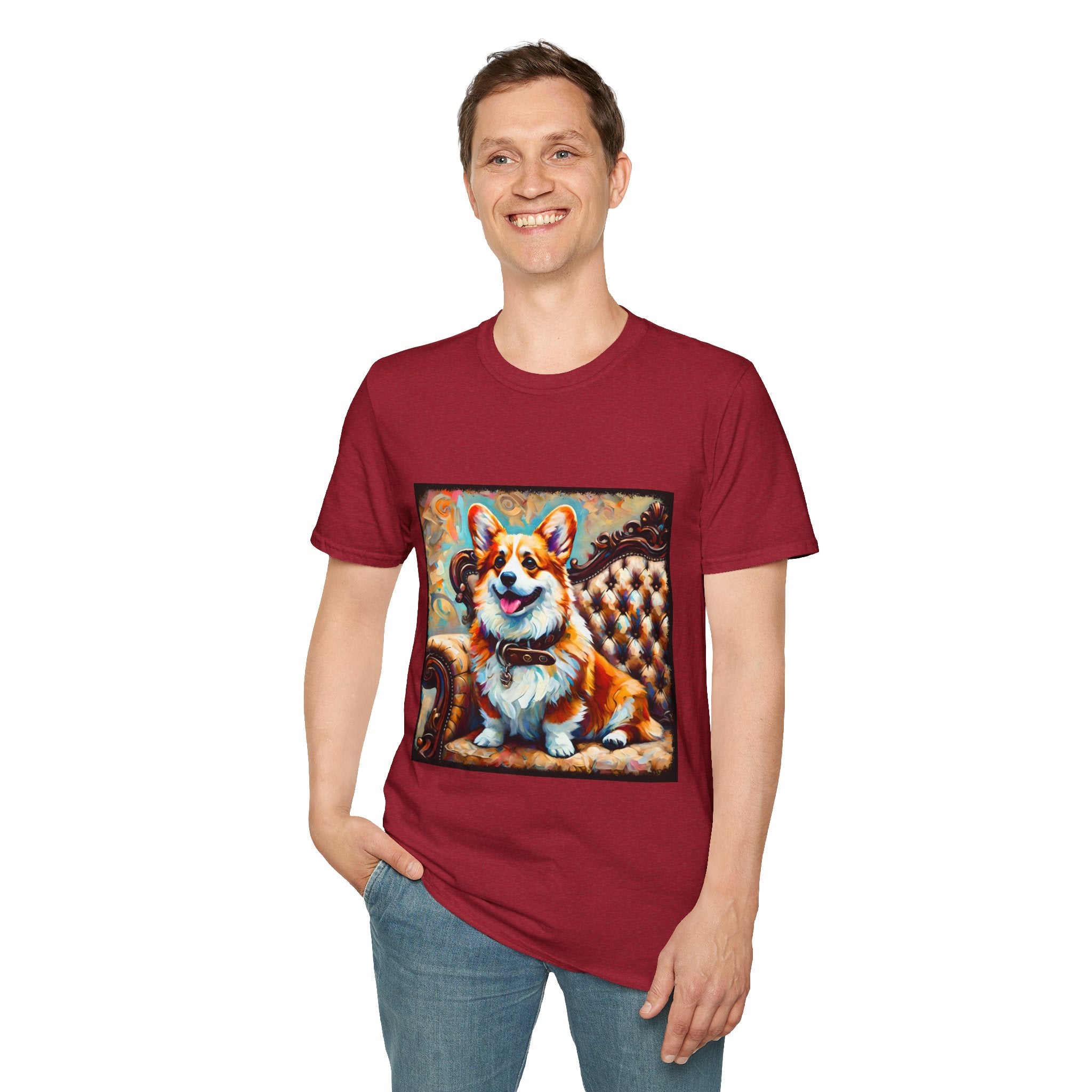 Pembroke Welsh Corgi Warm Swirl | Unisex Dog T-Shirt