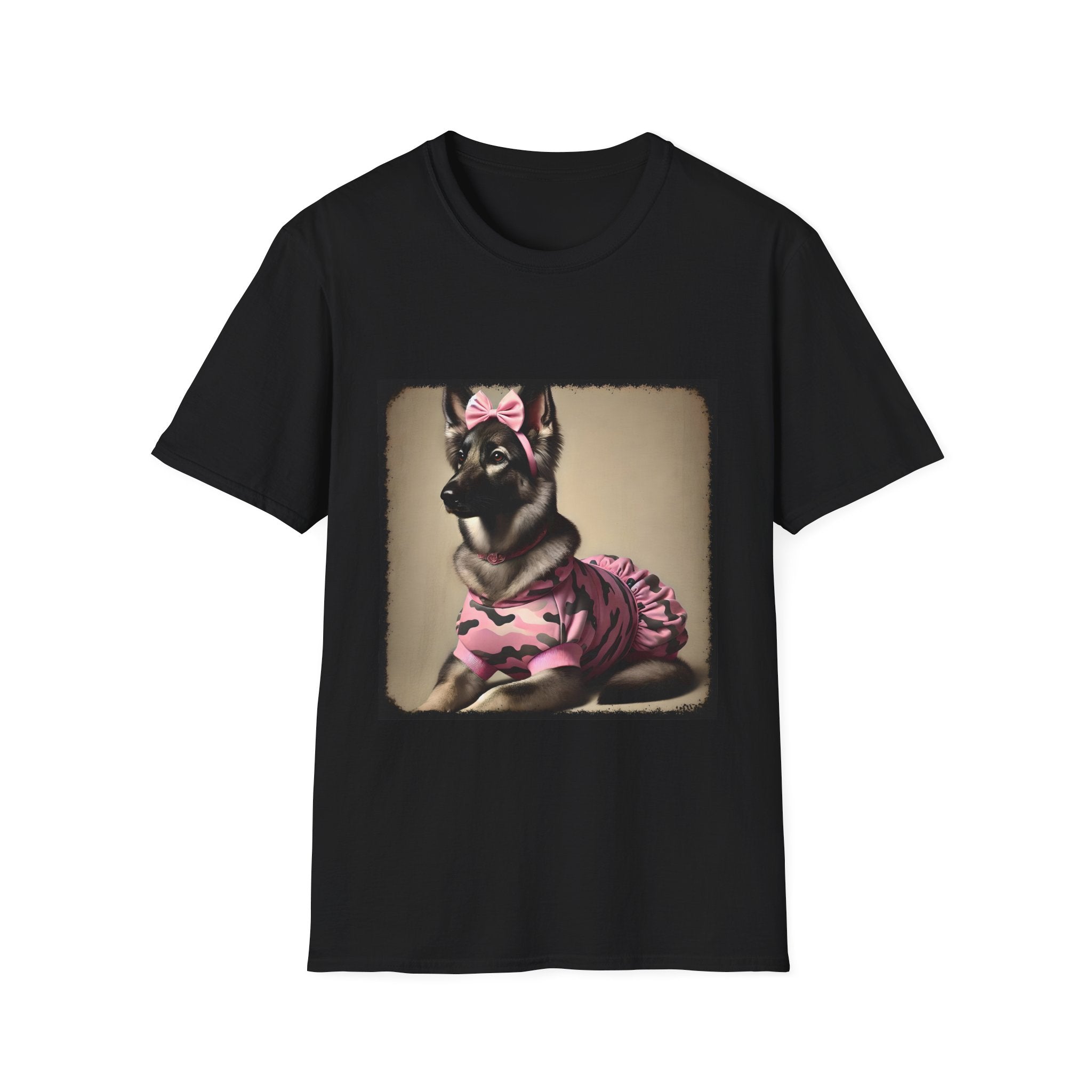 German Shepherd Camo Cutie II | Unisex Dog T-Shirt