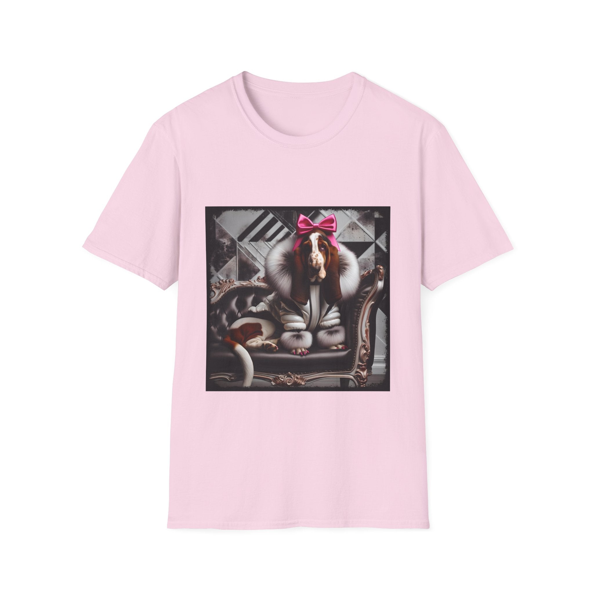 Basset Hound Fashionista | Unisex Dog T-Shirt
