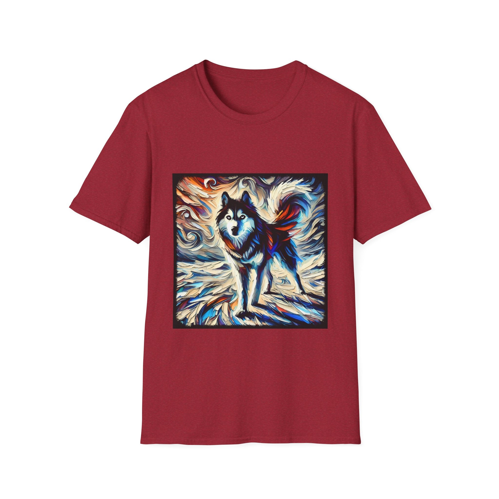 Siberian Husky Vivid Dream Swirl | Unisex Dog T-Shirt