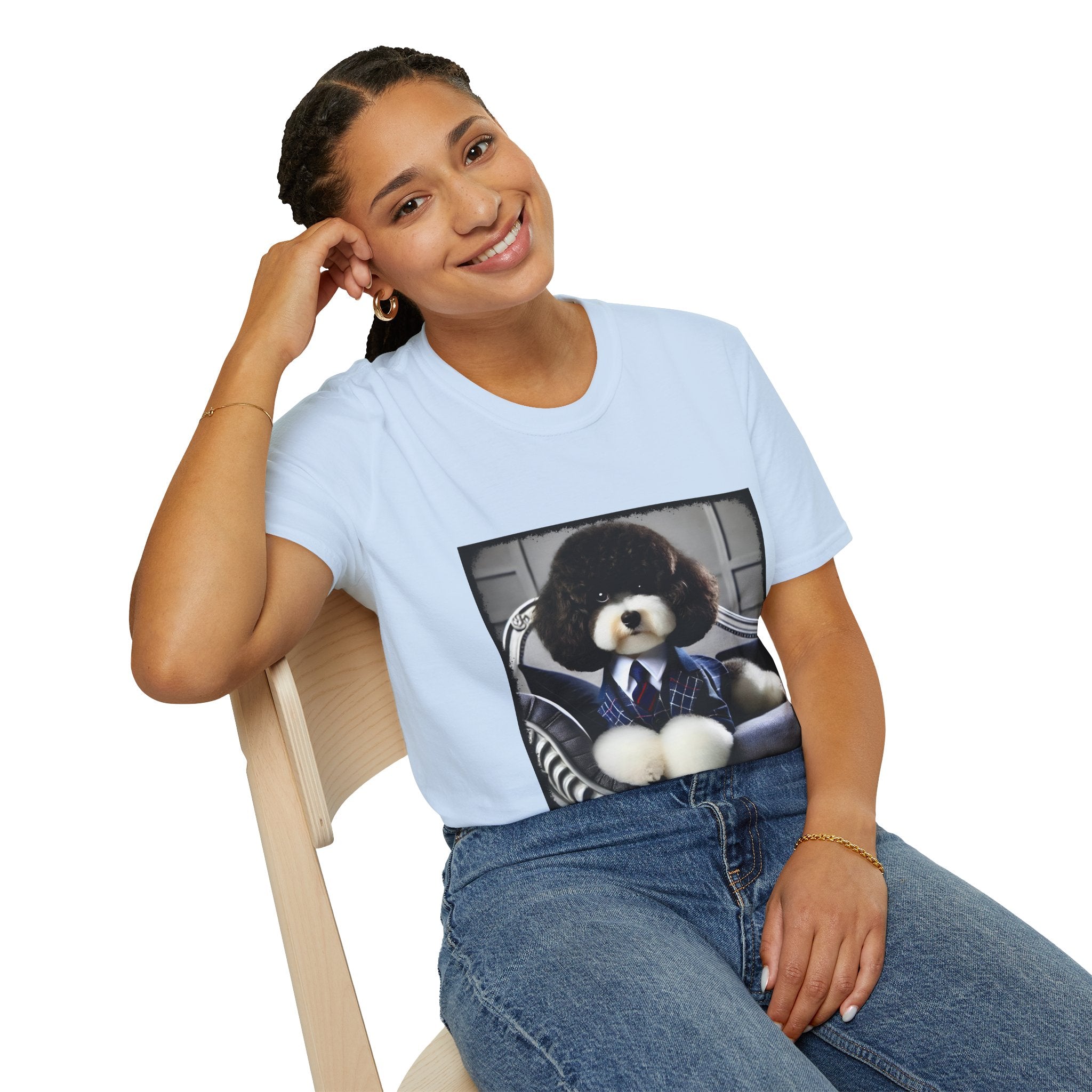 Poodle Dapper Dude| Unisex Dog T-Shirt
