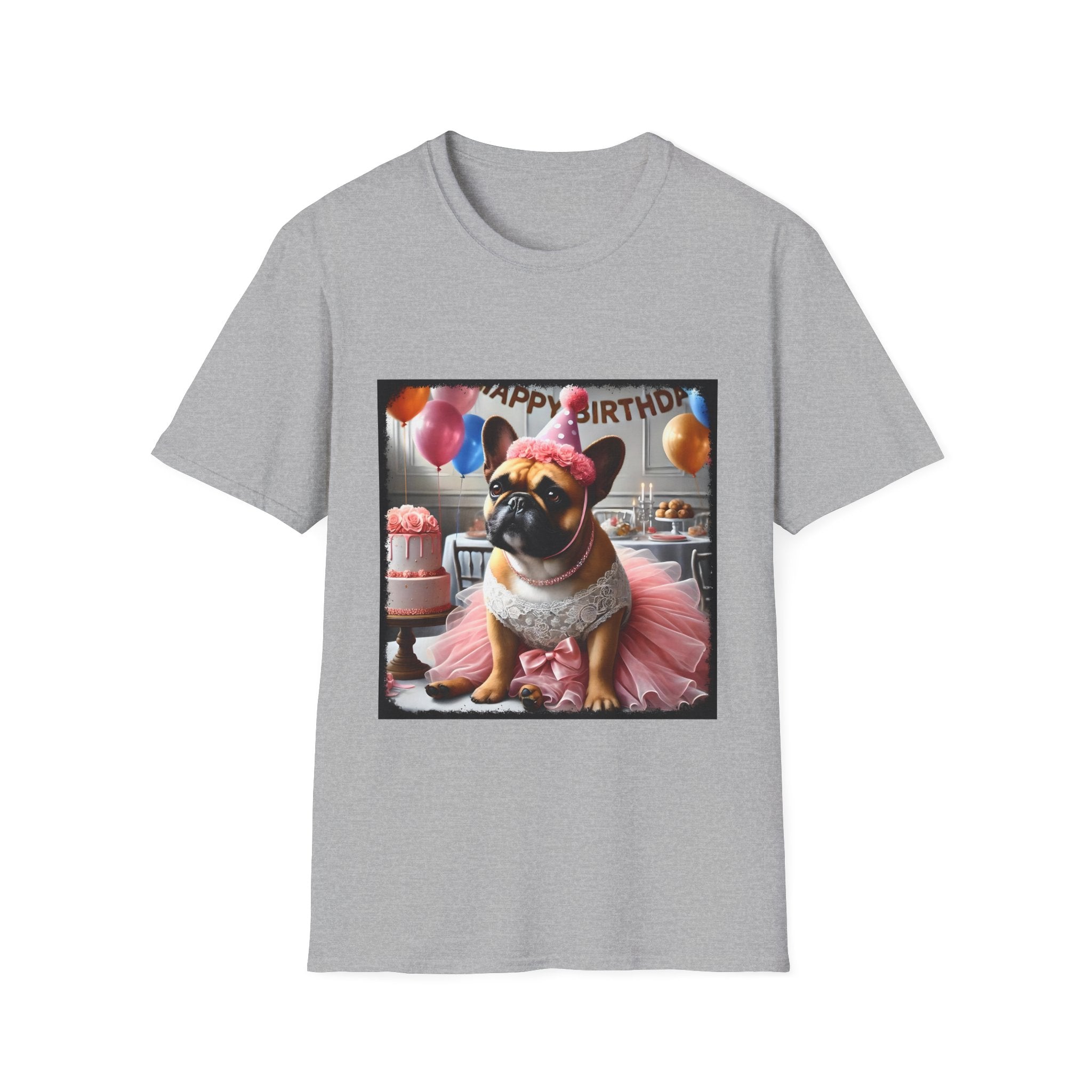 French Bulldog Birthday Girl | Unisex Dog T-Shirt