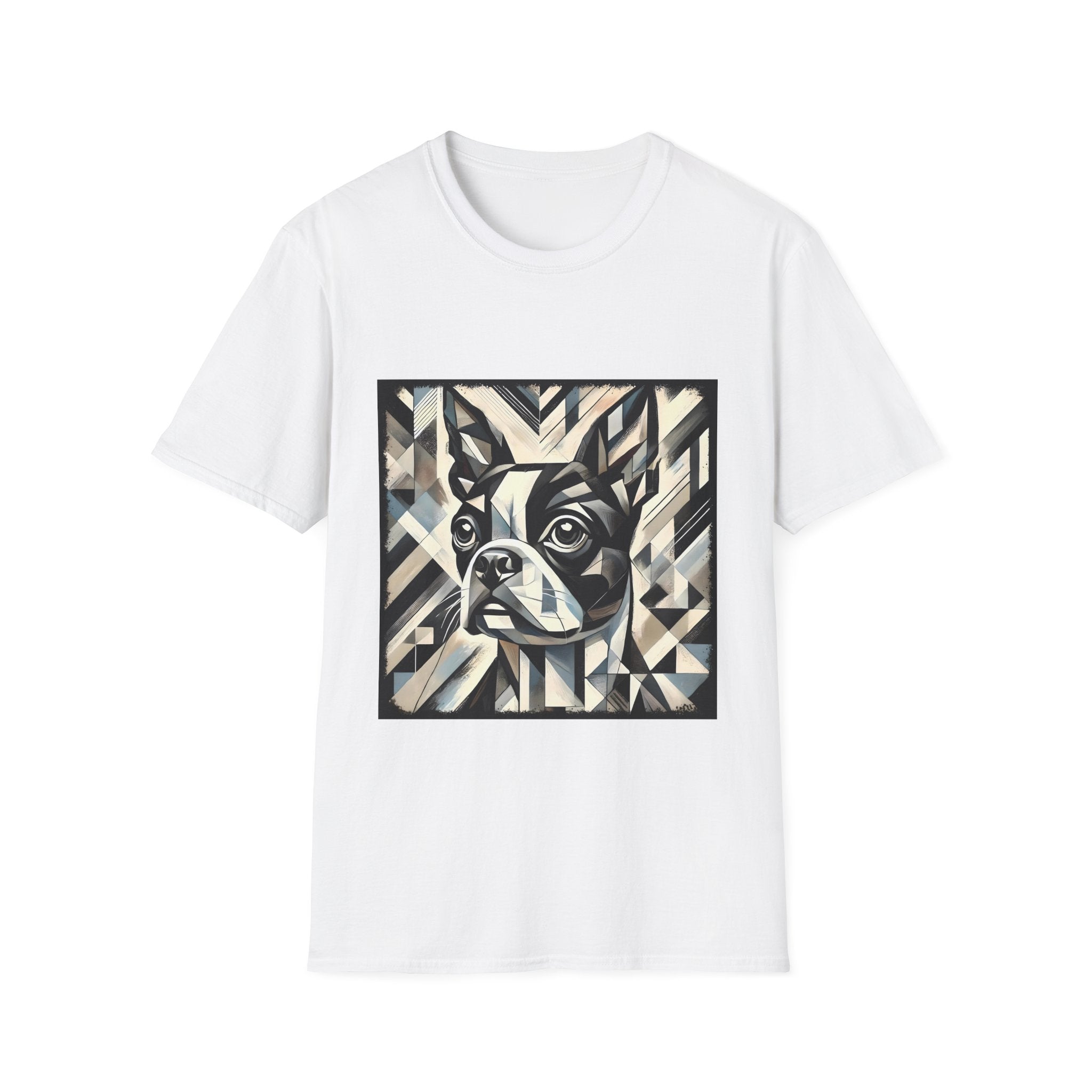 Boston Terrier Geometric | Unisex Dog T-Shirt